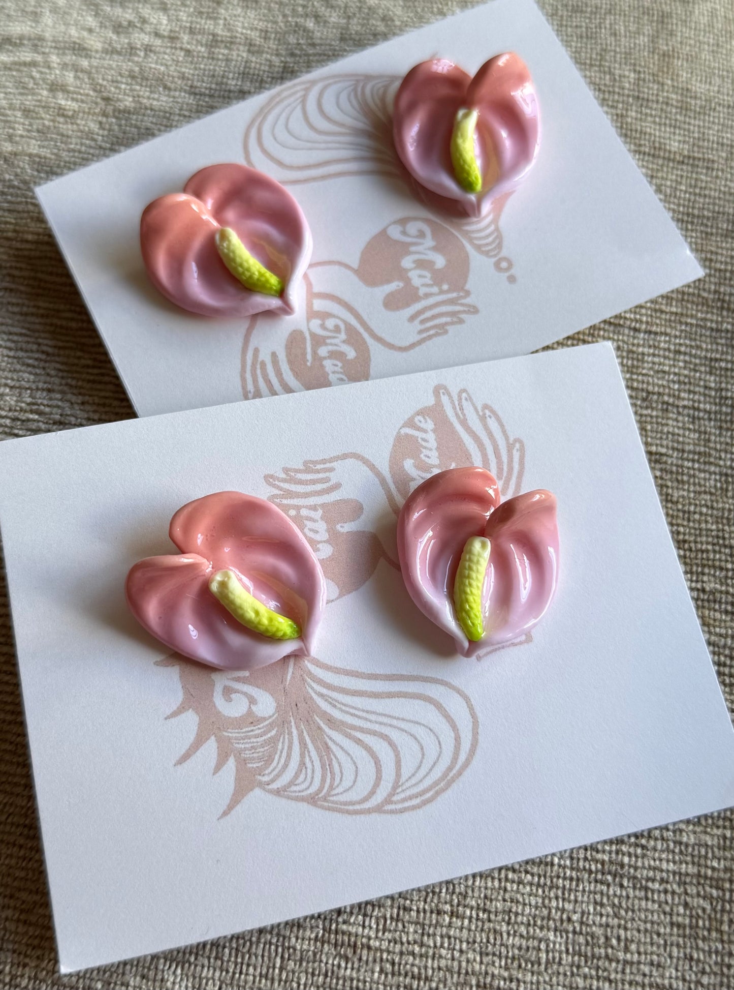 New Small Anthurium Studs