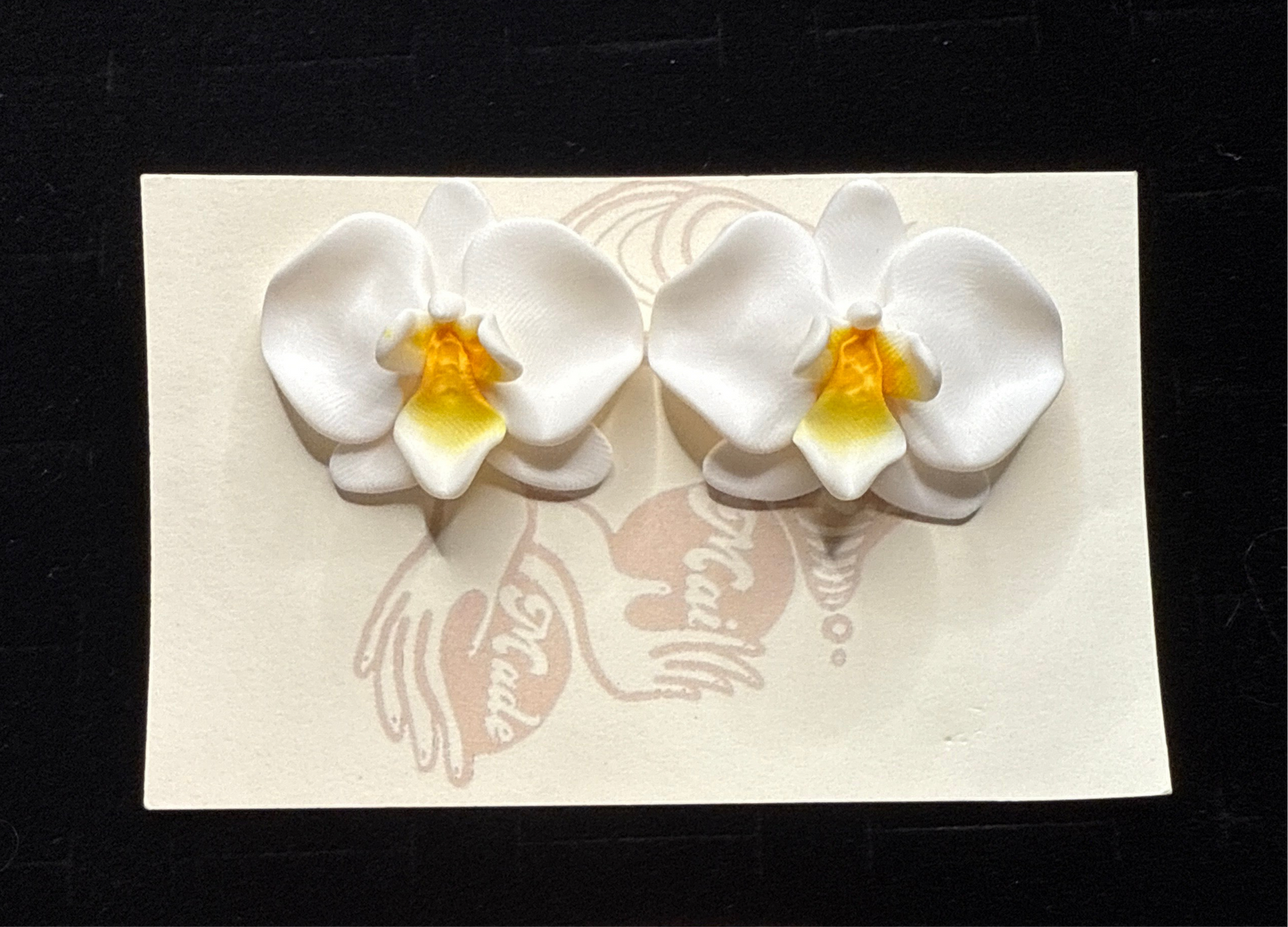 White Orchid Stud