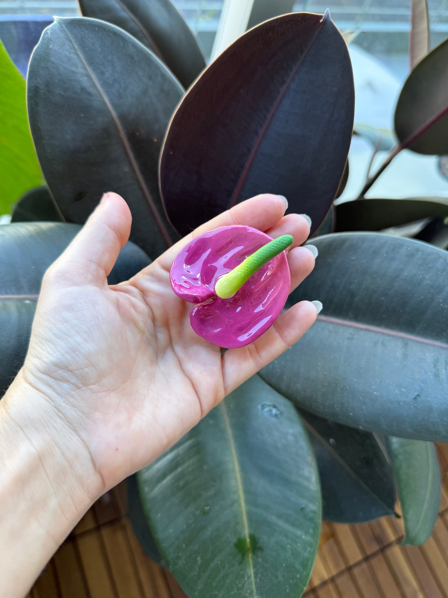 Anthurium Hair Clips & Picks