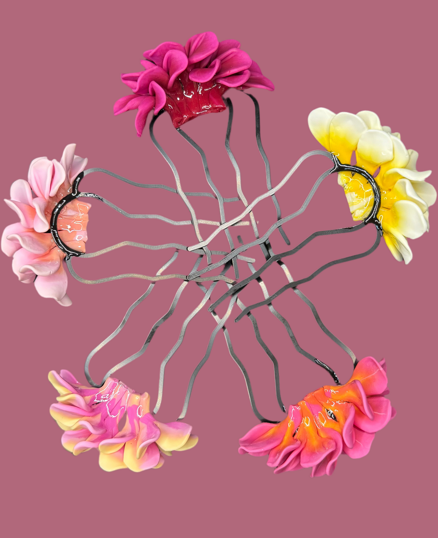 Plumeria Hair Pieces