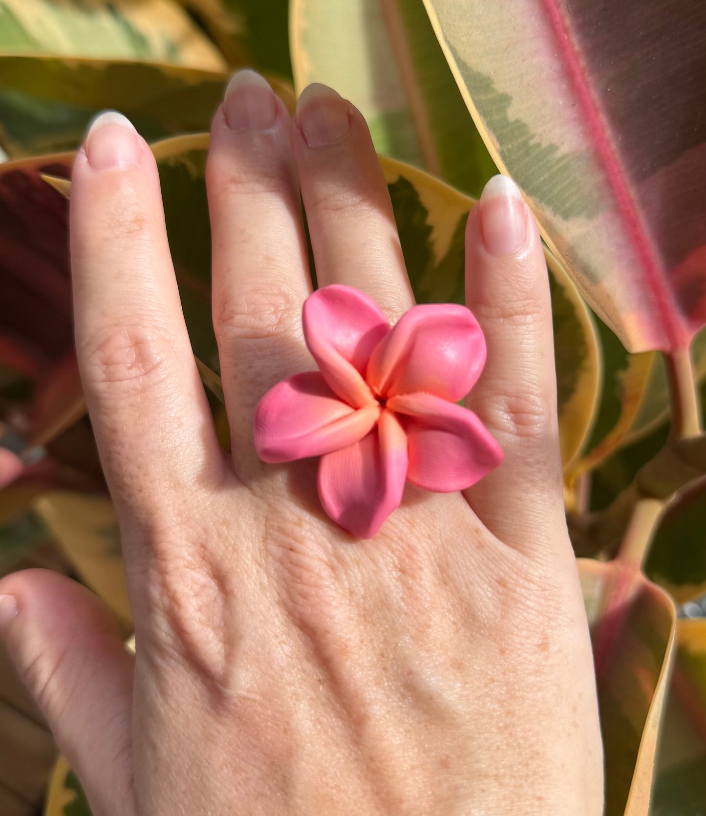 Plumeria Rings