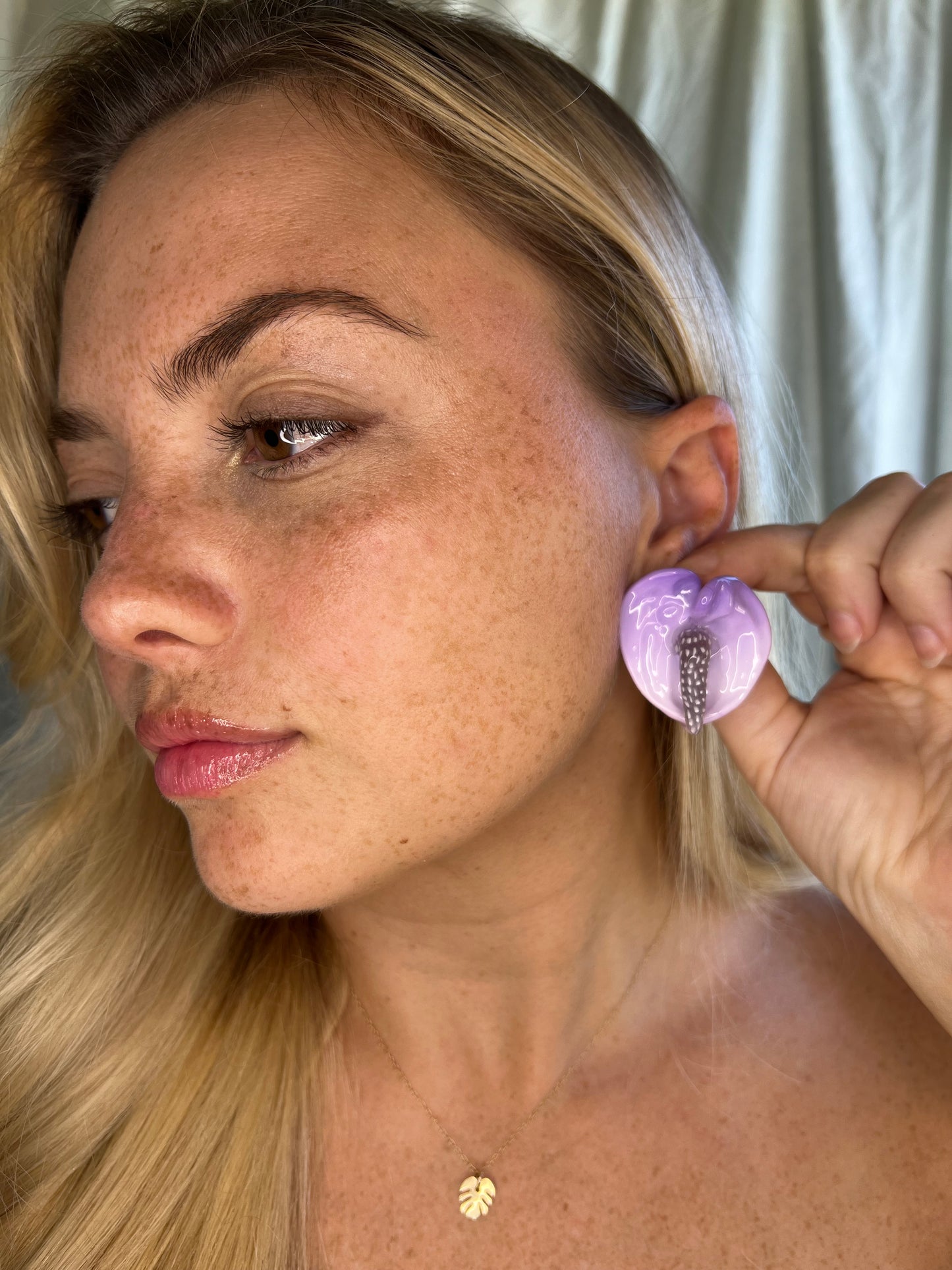 Lavender Variant Anthurium Stud