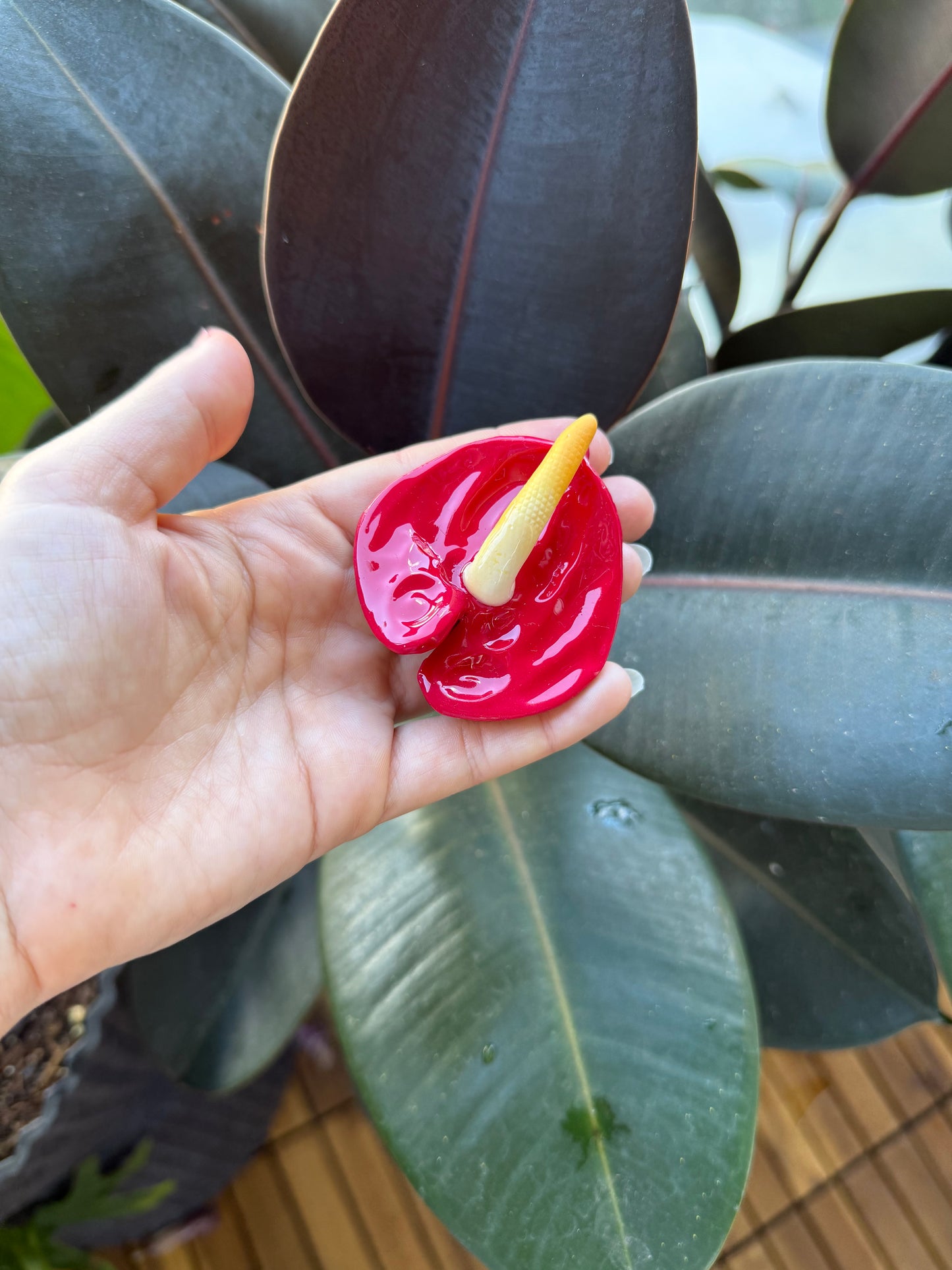 Anthurium Hair Clips & Picks