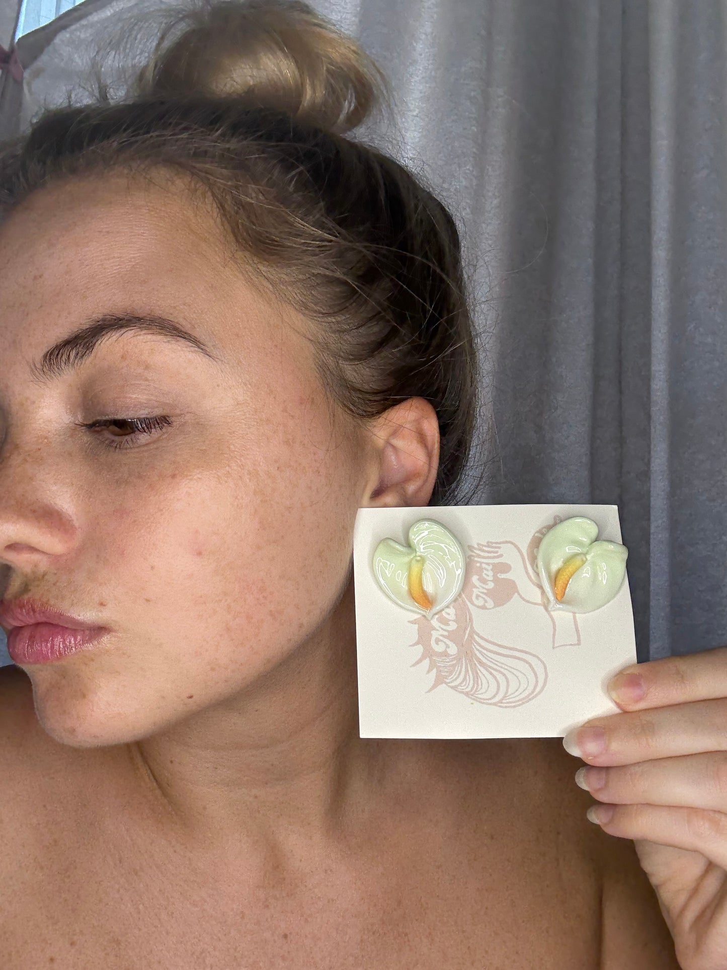 New Small Anthurium Studs