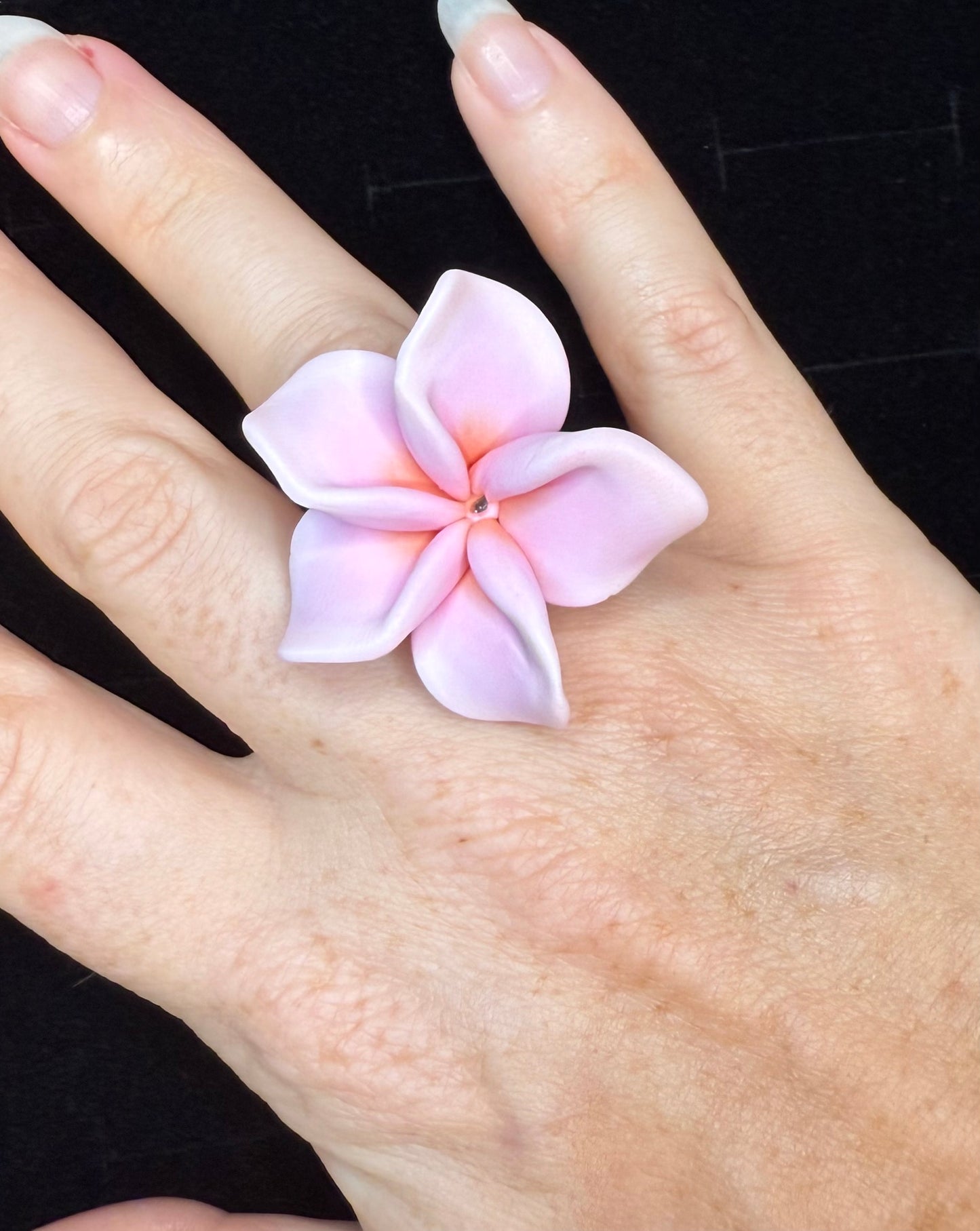 Plumeria Rings