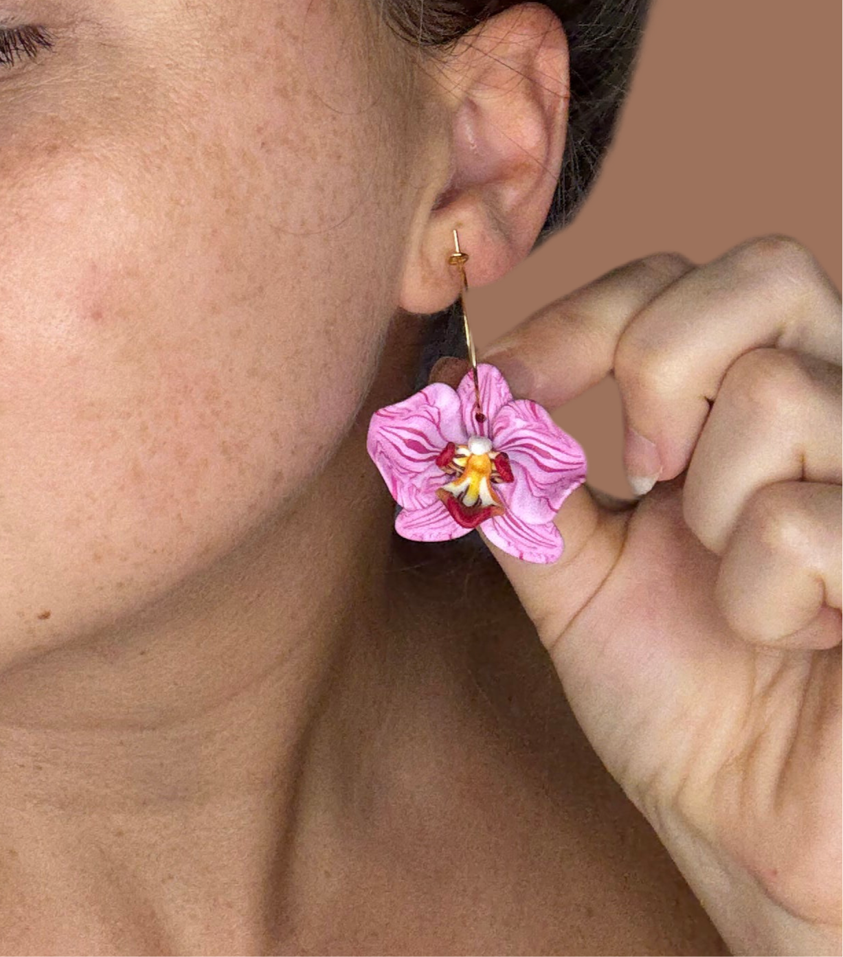 New Orchid Hoops