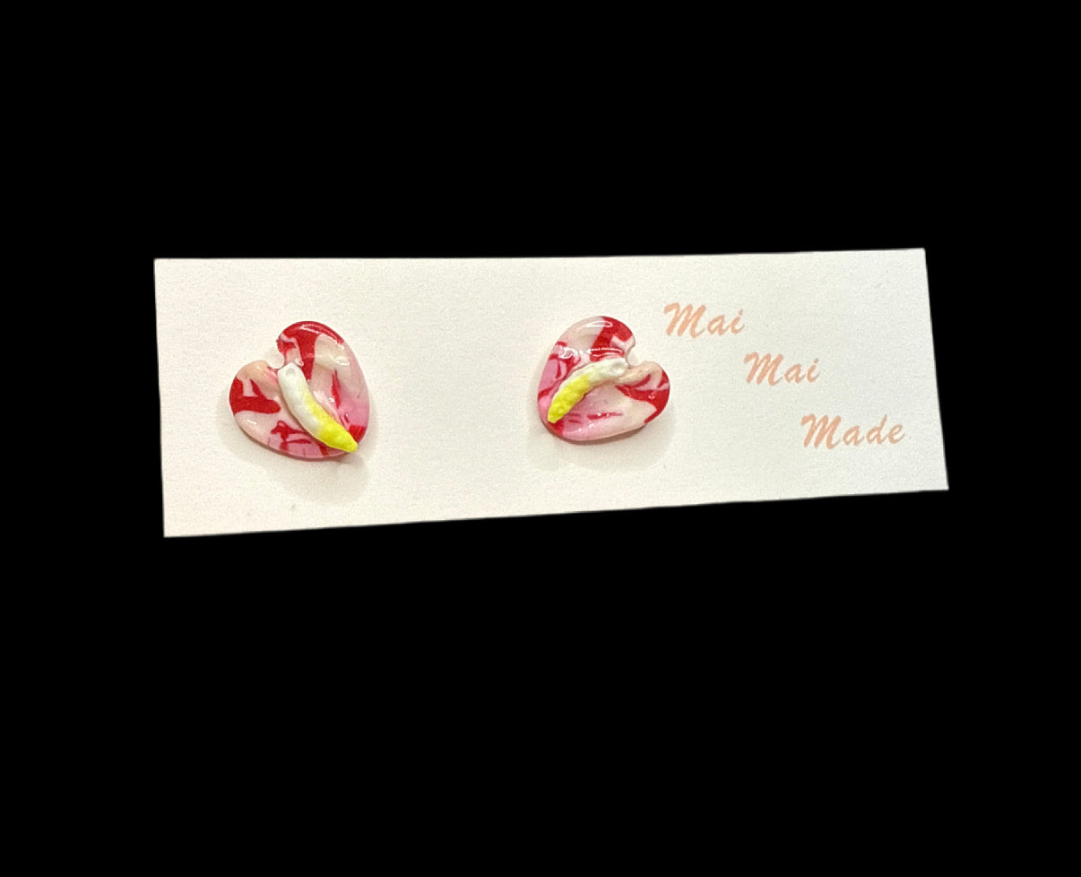 New Mini Anthurium Studs