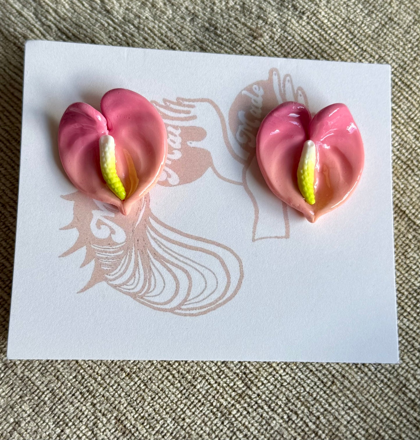 New Small Anthurium Studs