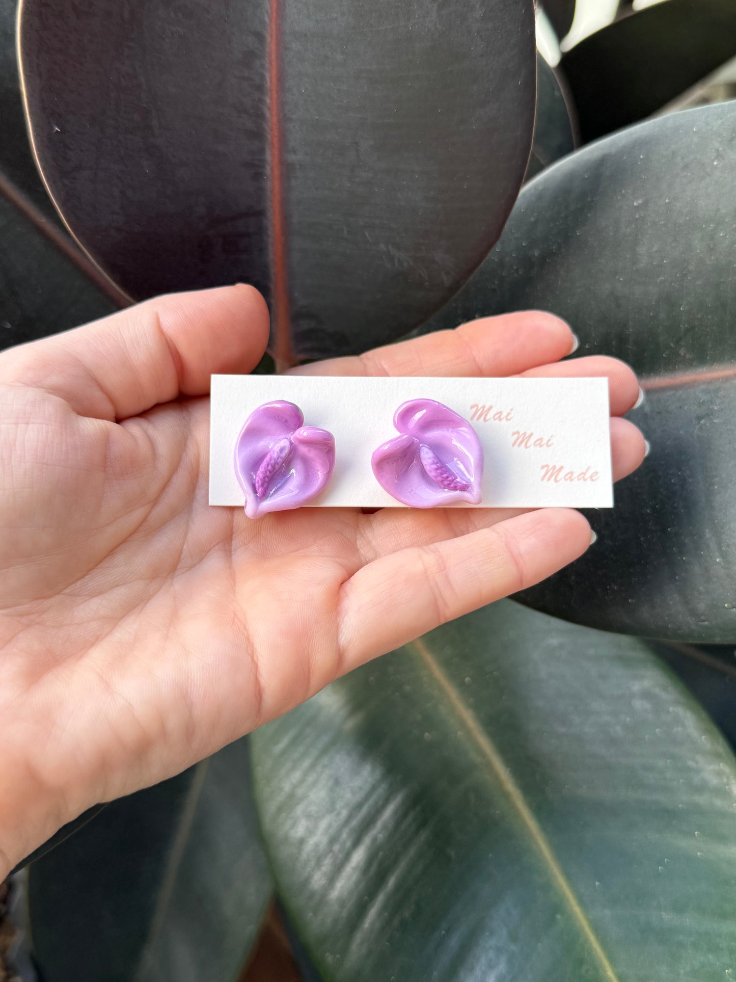 New Manini Anthurium Studs