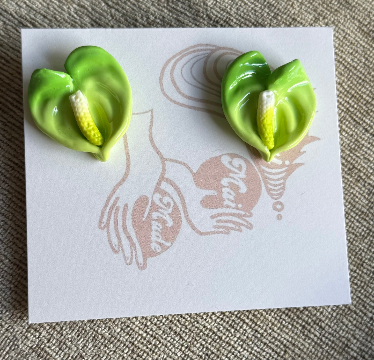 New Small Anthurium Studs