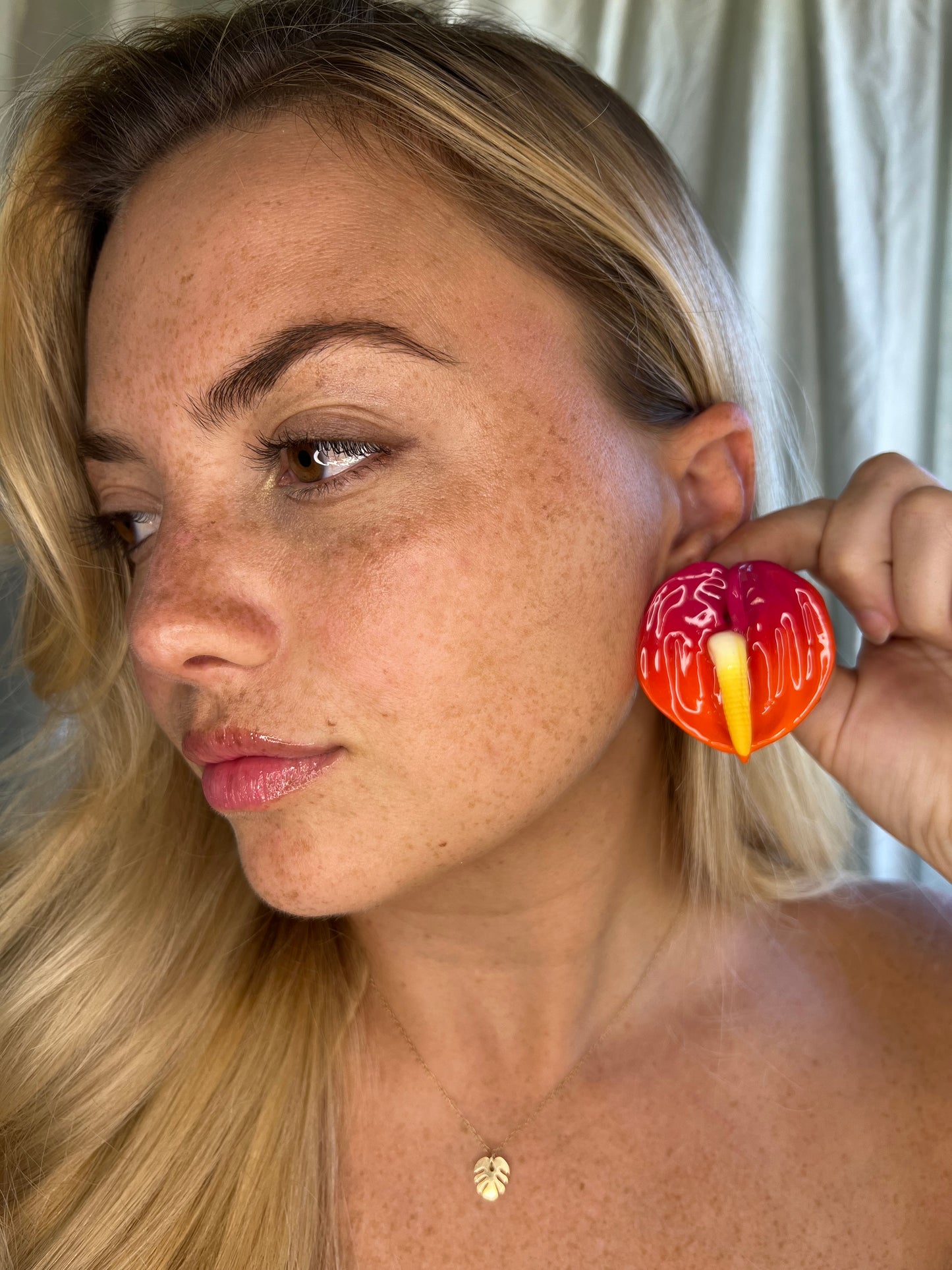 Sunset Anthurium Stud