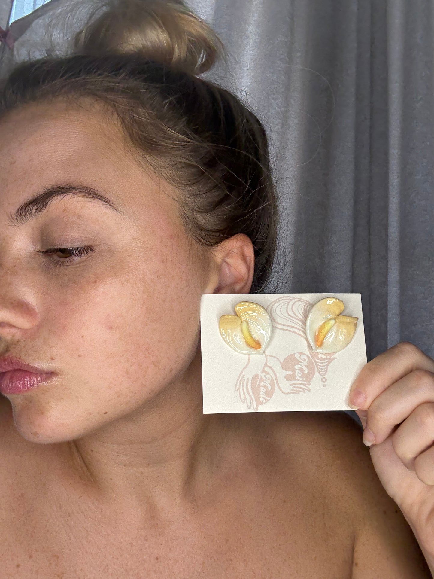 New Small Anthurium Studs