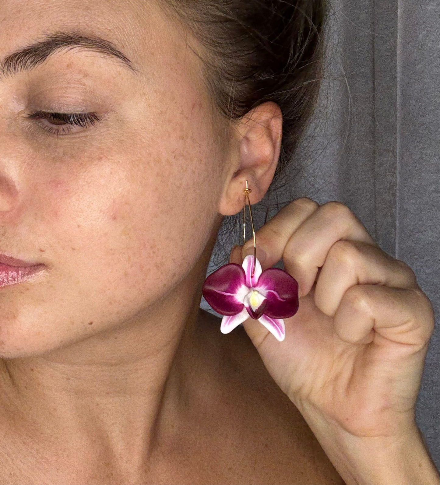 Purple Orchid Hoop