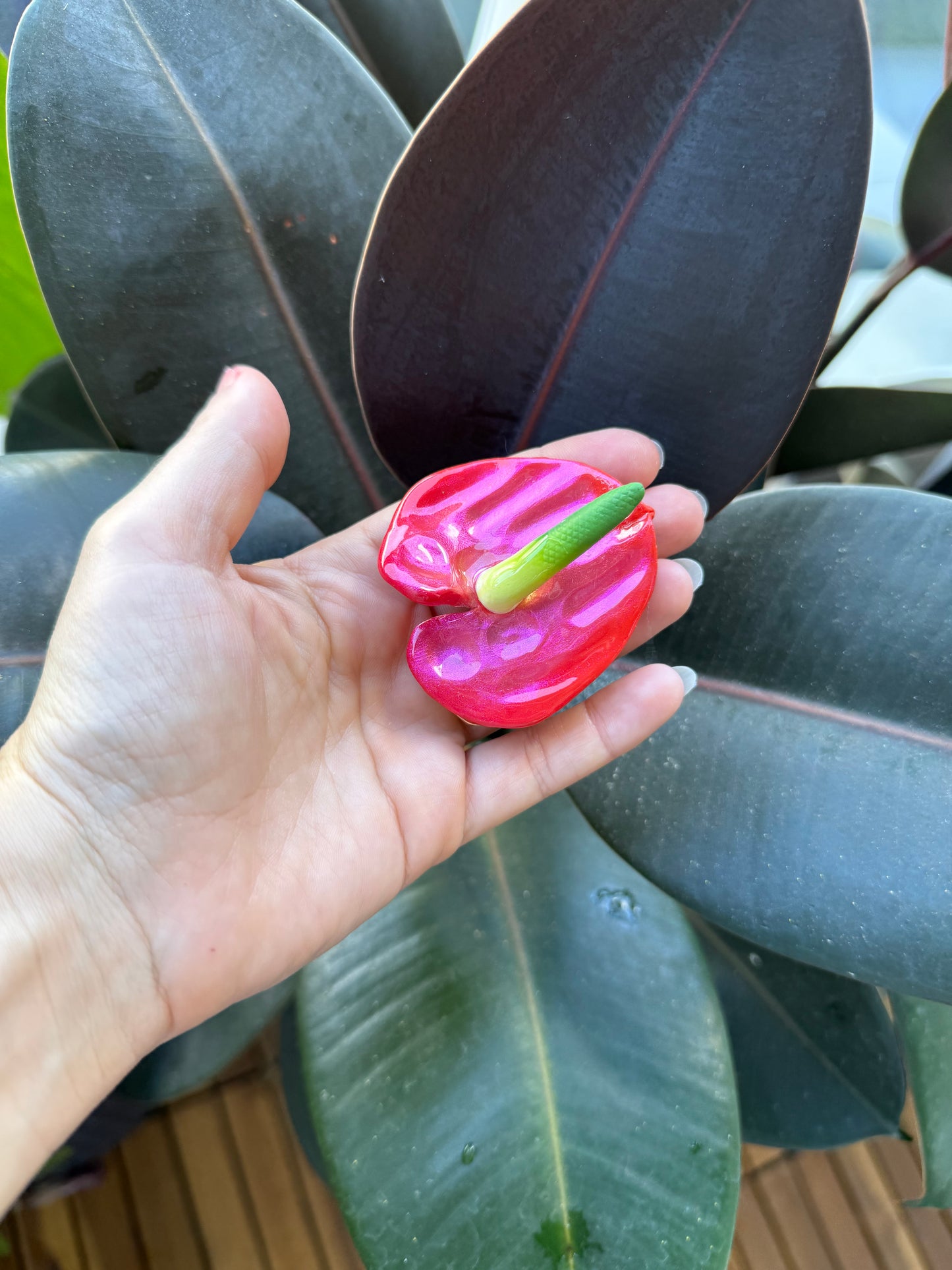 Anthurium Hair Clips & Picks