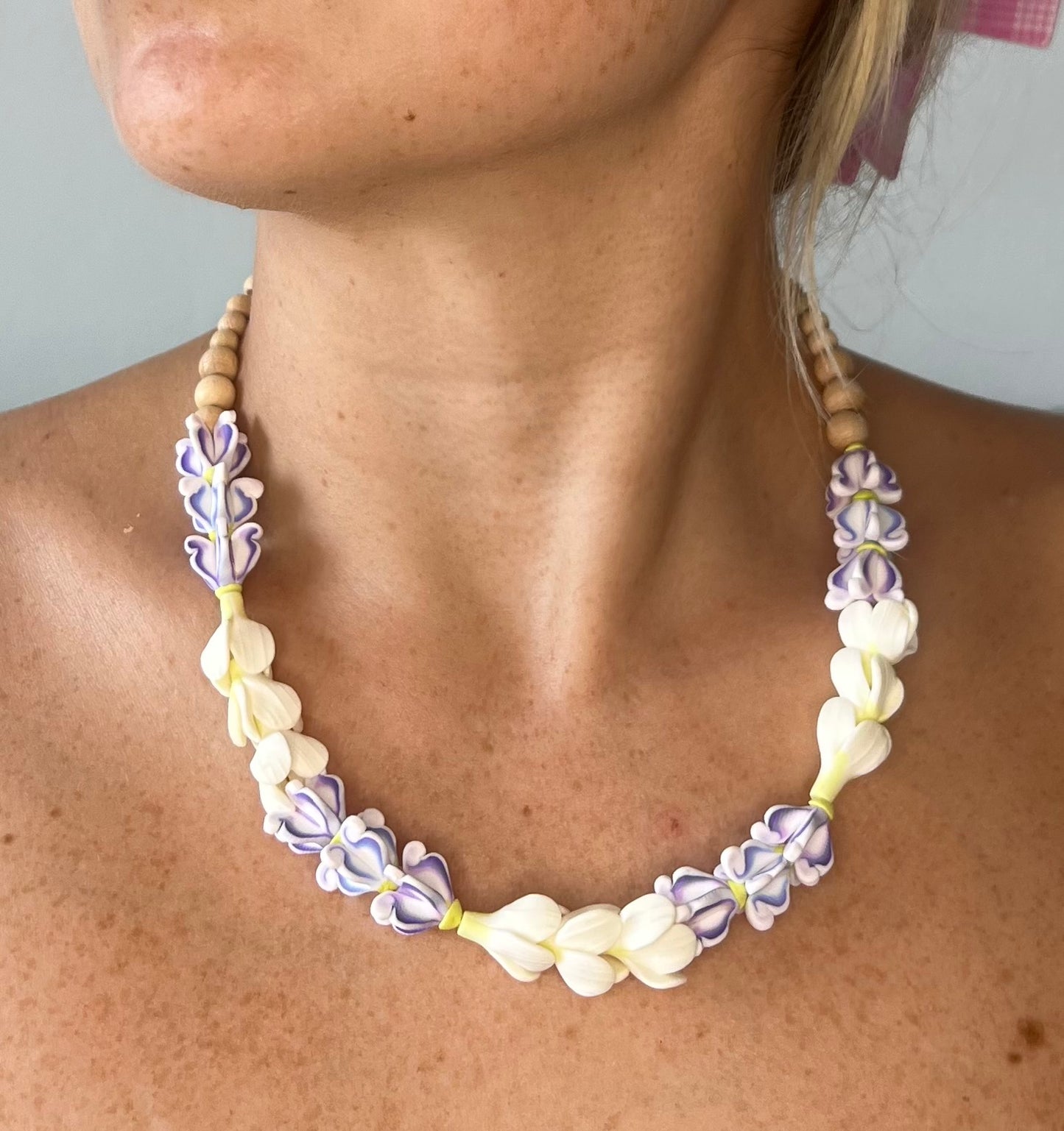 Pua Kalaunu and Pikake Lei Necklace