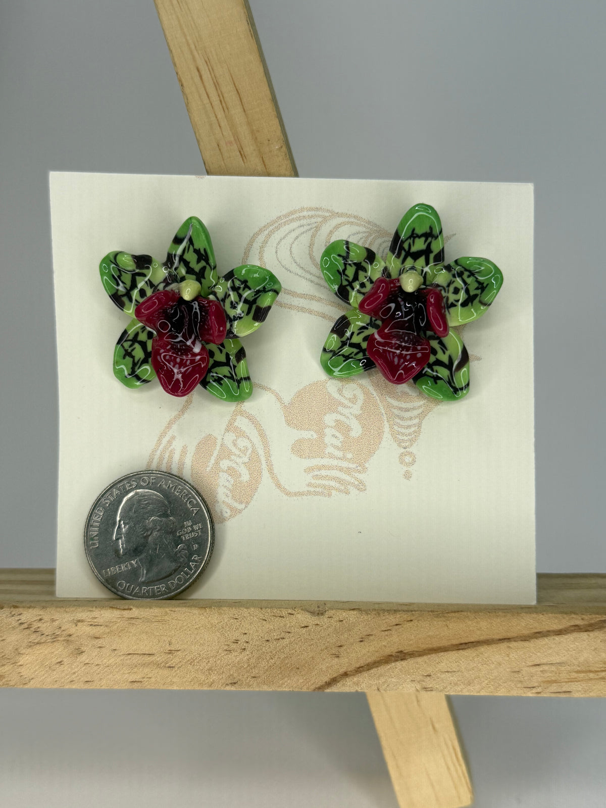 Orchid Studs