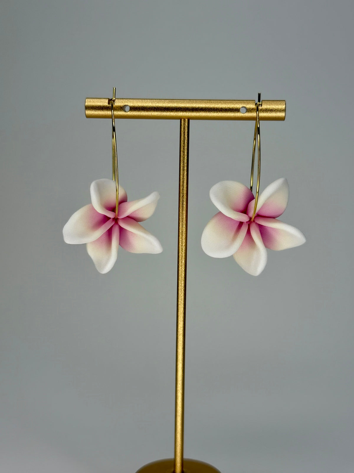 Plumeria Hoops