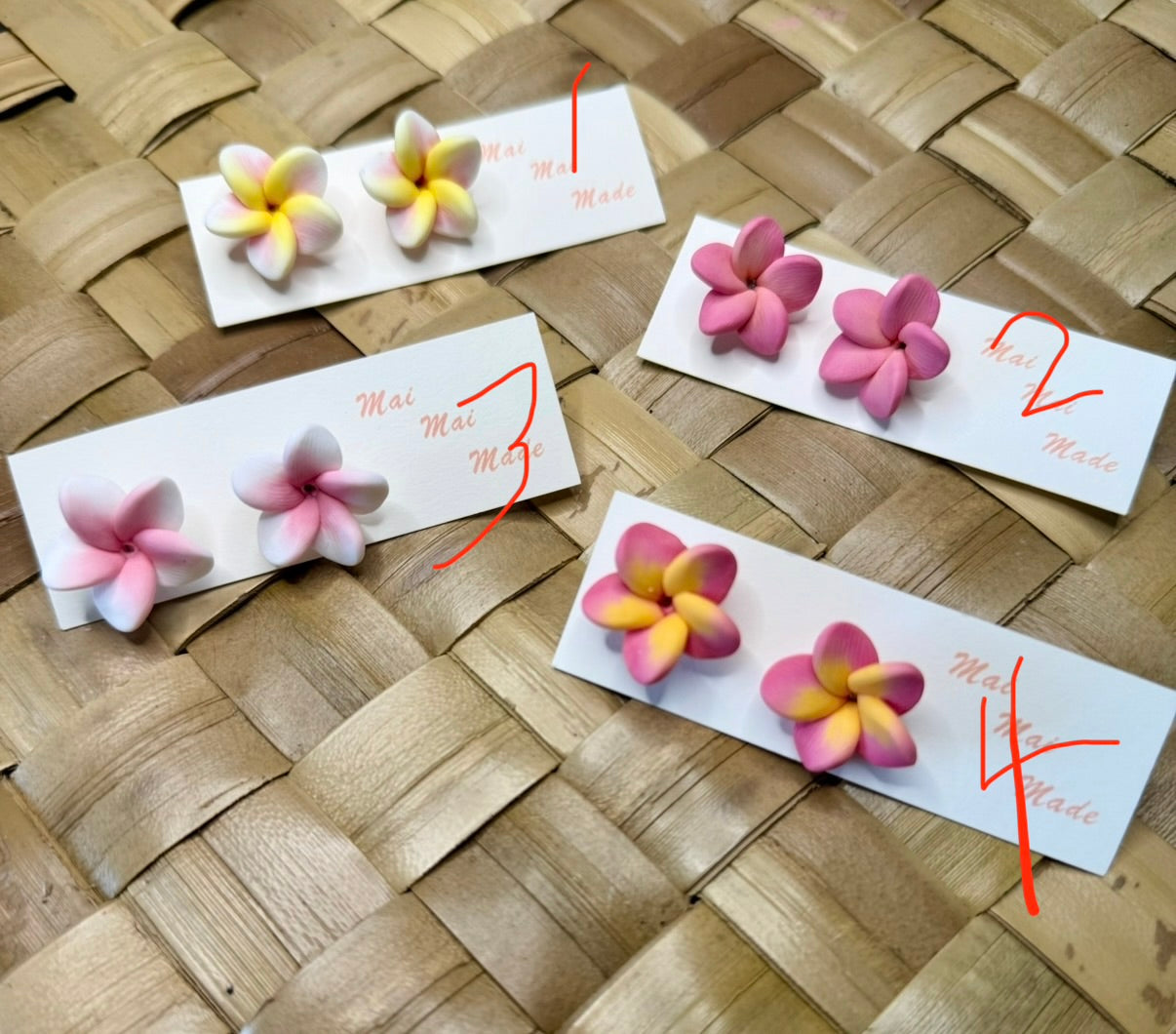 Mini Plumeria Stud