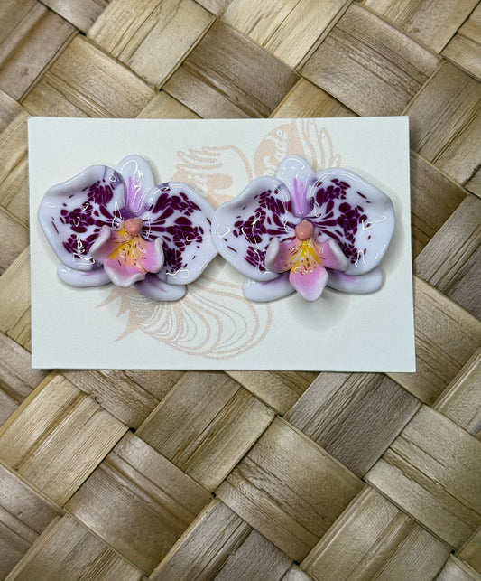 Orchid Studs