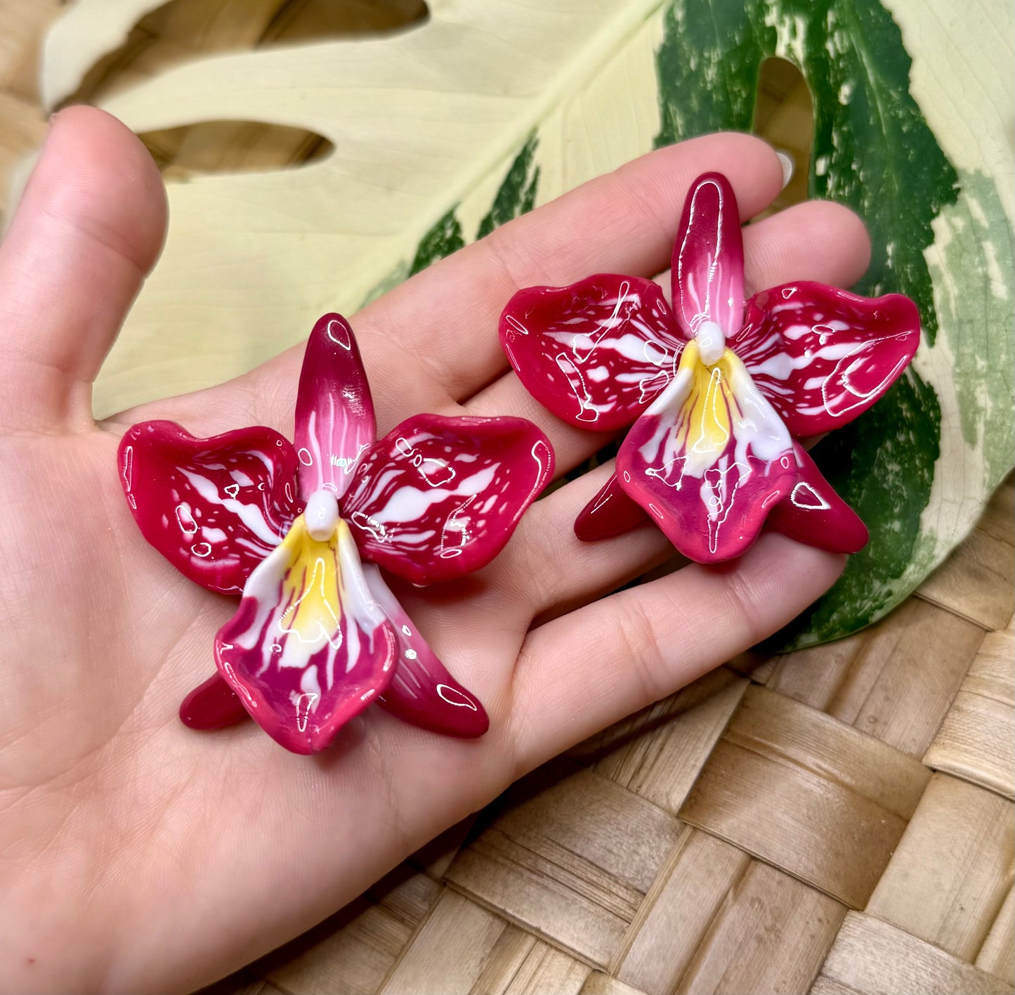 Orchid Studs