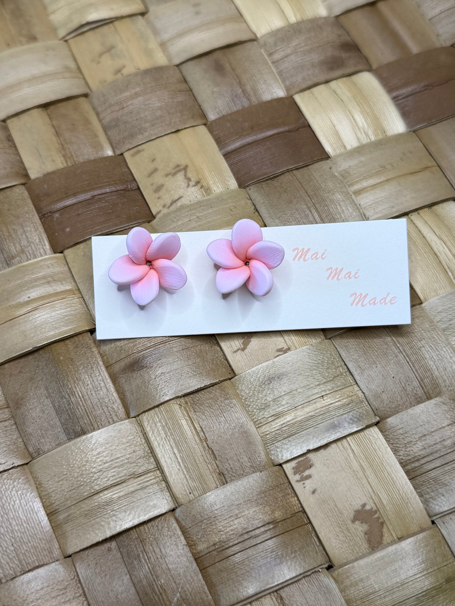 Mini Plumeria Studs