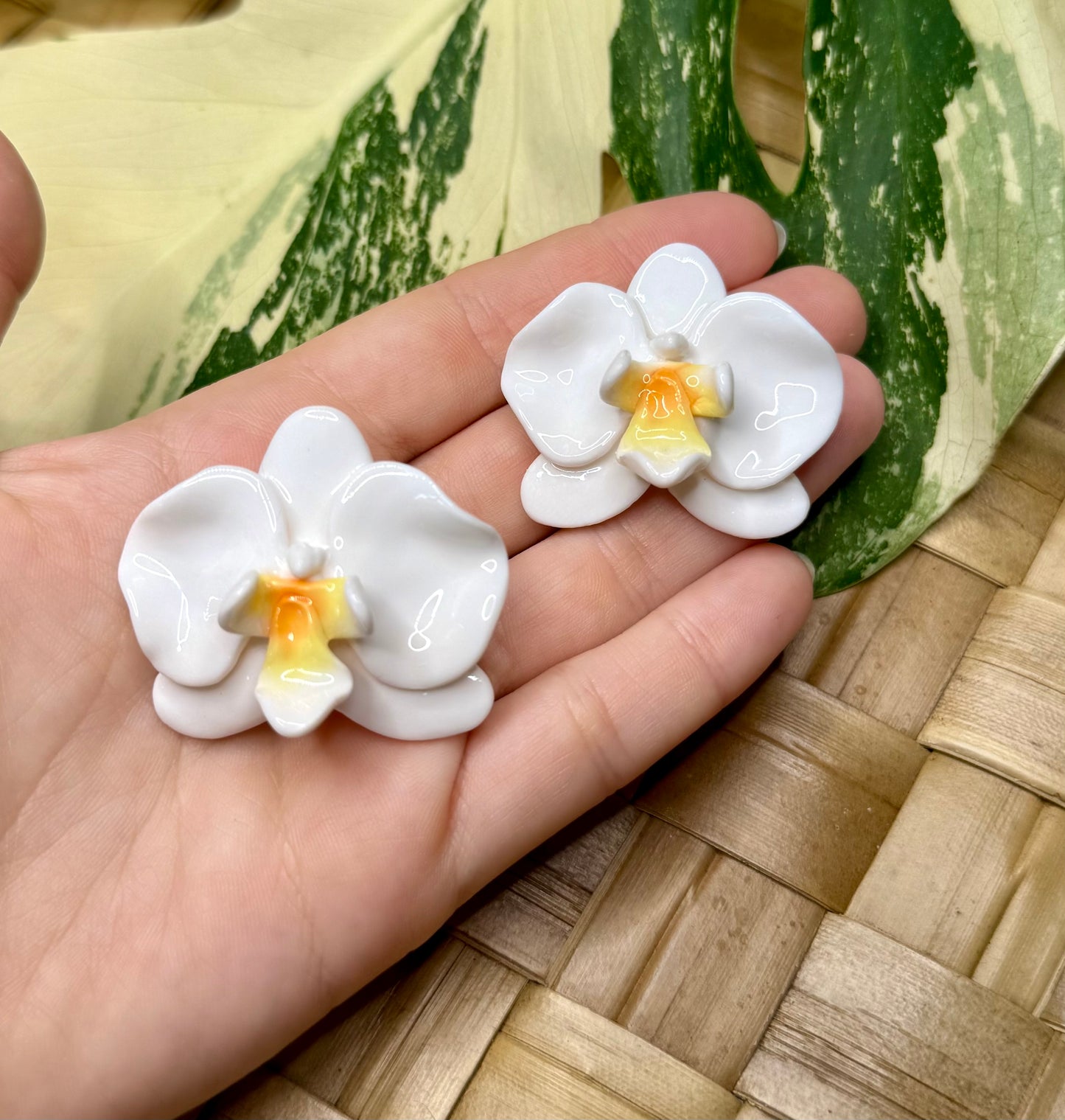 Orchid Studs