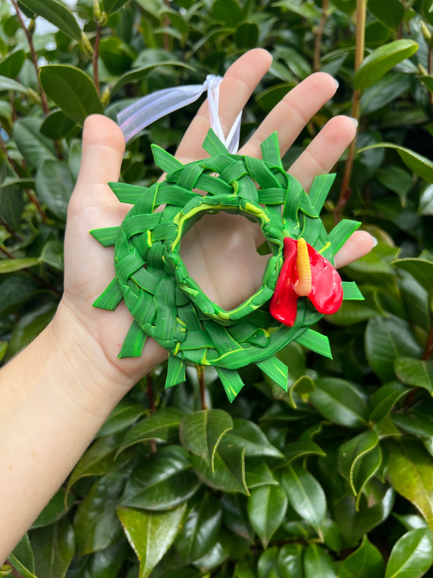 Small Pāpale Ornaments Green