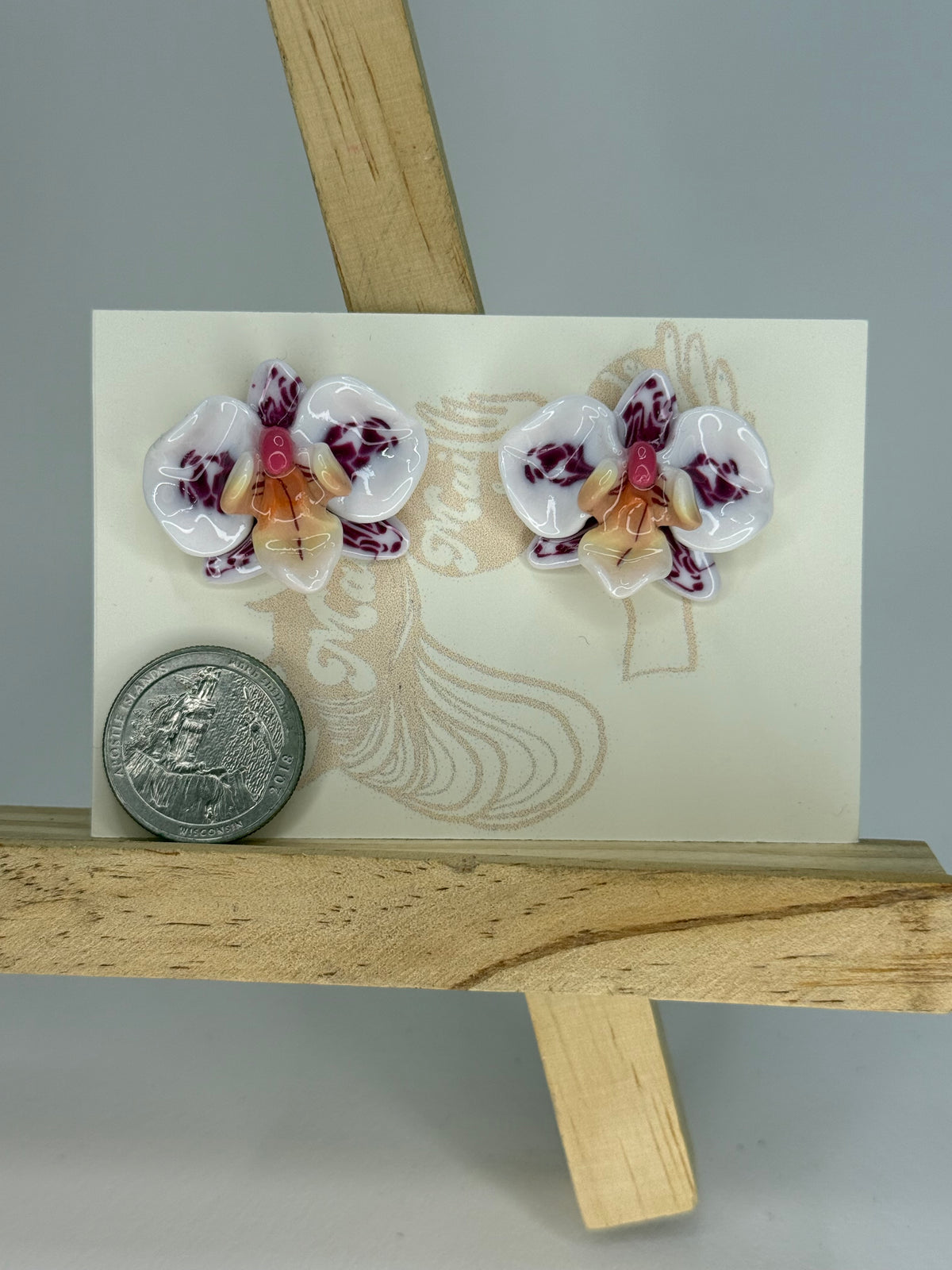 Orchid Studs