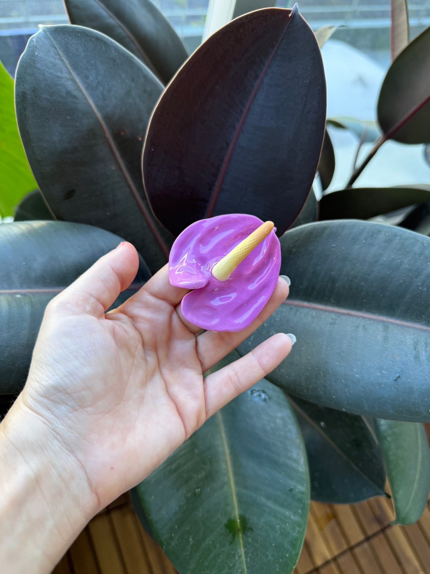 Anthurium Hair Clips & Picks