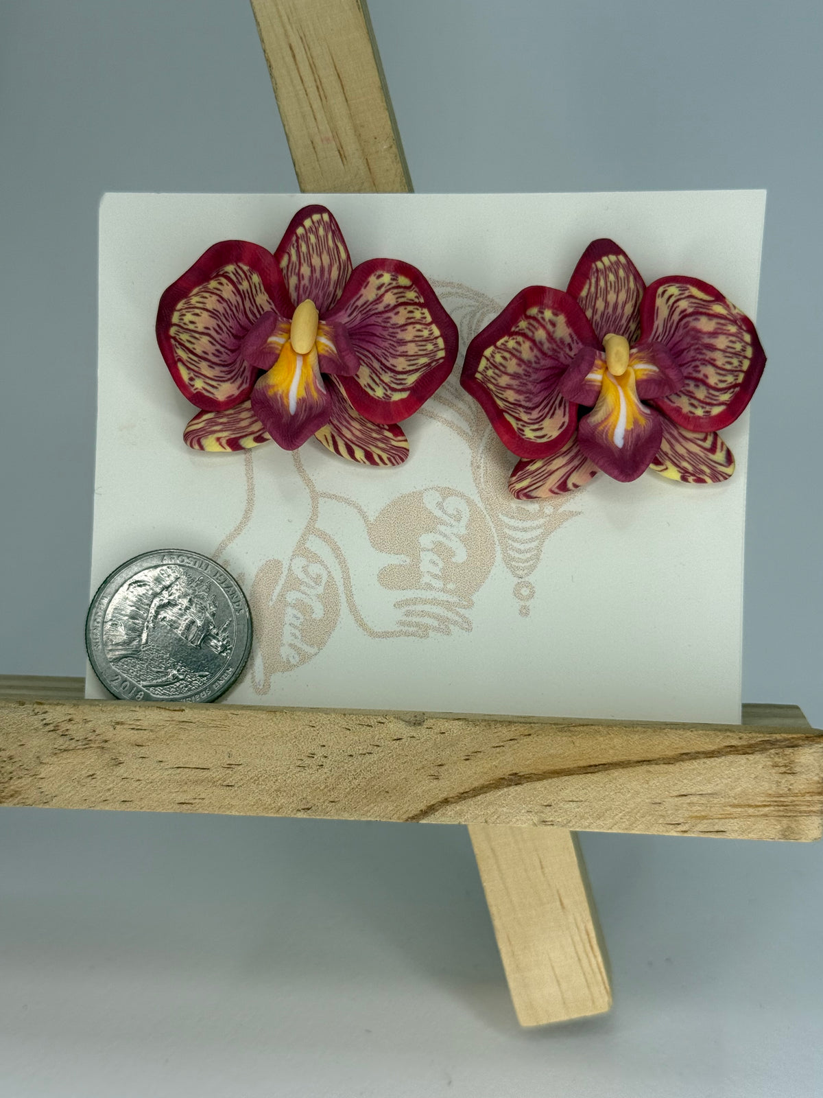 Orchid Studs
