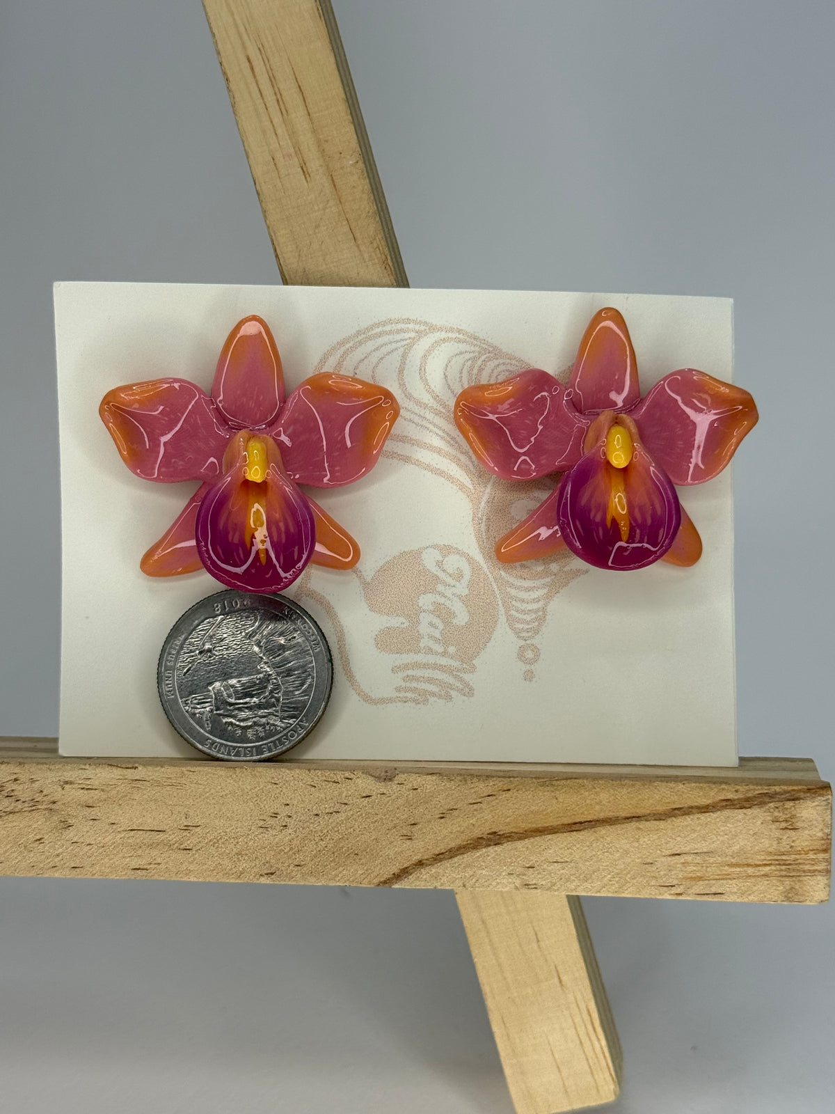 Orchid Studs