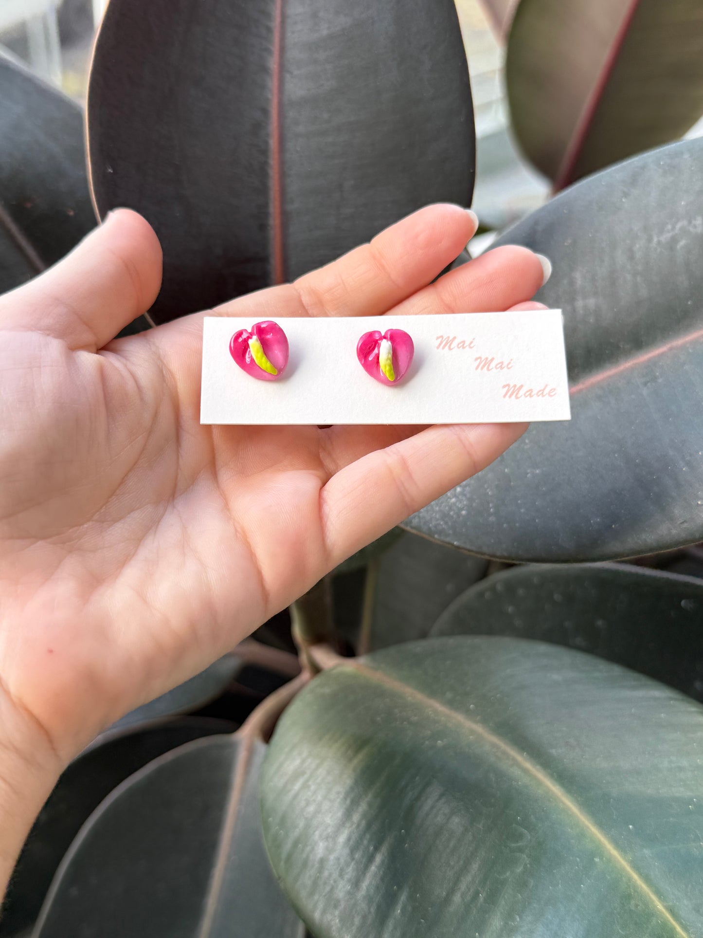 New Mini Anthurium Studs
