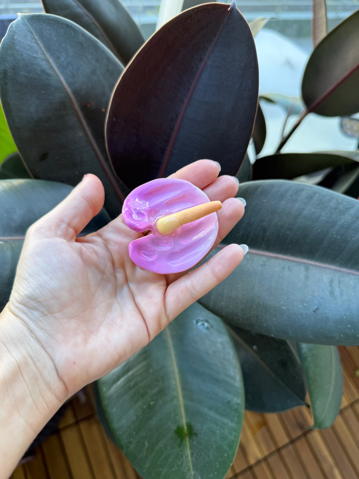 Anthurium Hair Clips & Picks