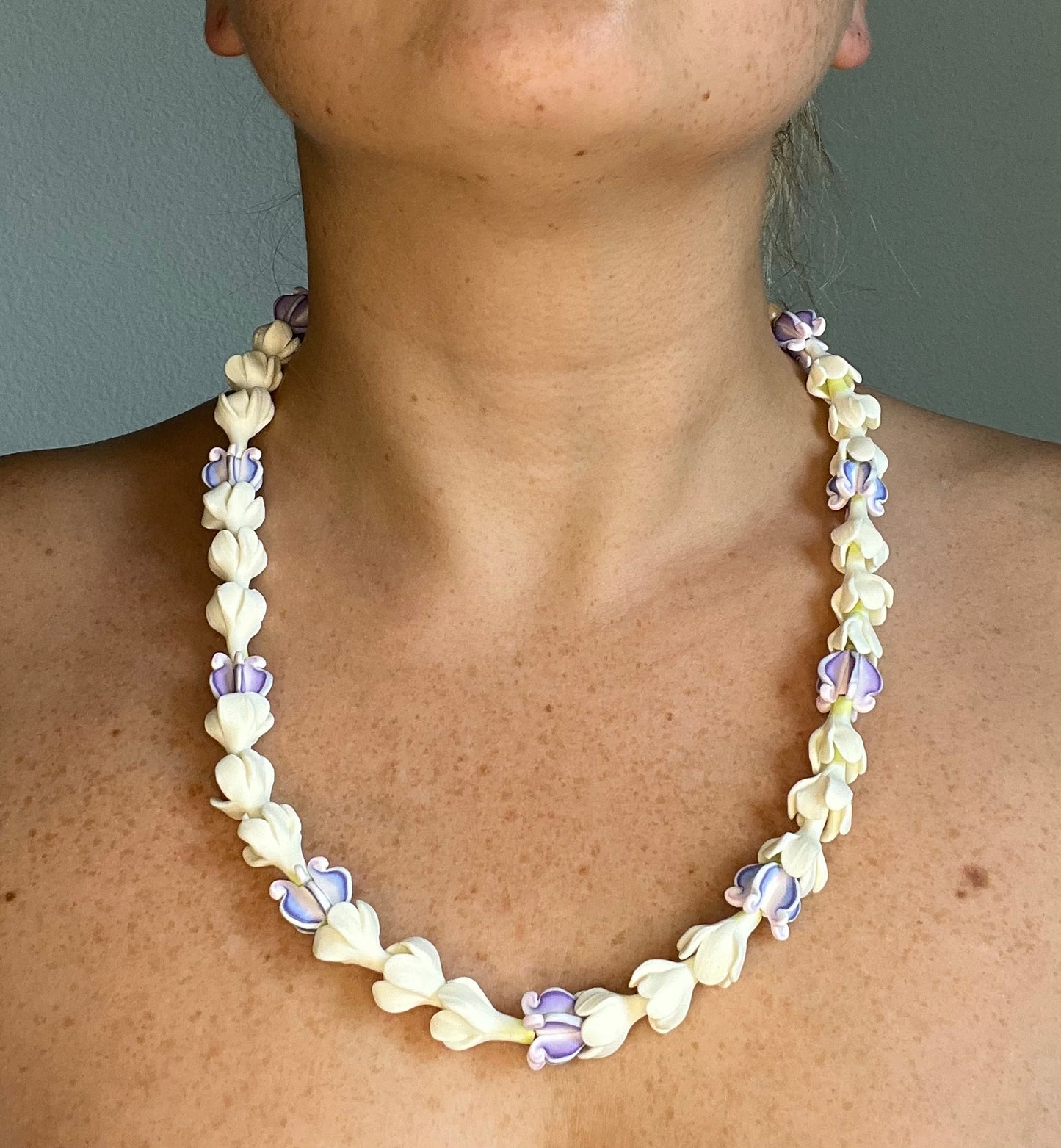 Pua Kalaunu & Pikake Lei Necklace