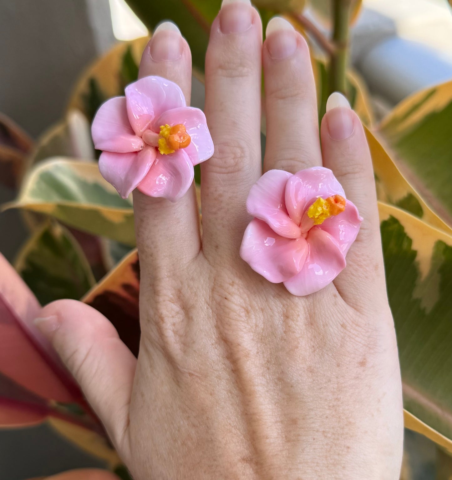 Hau & Hibiscus Rings