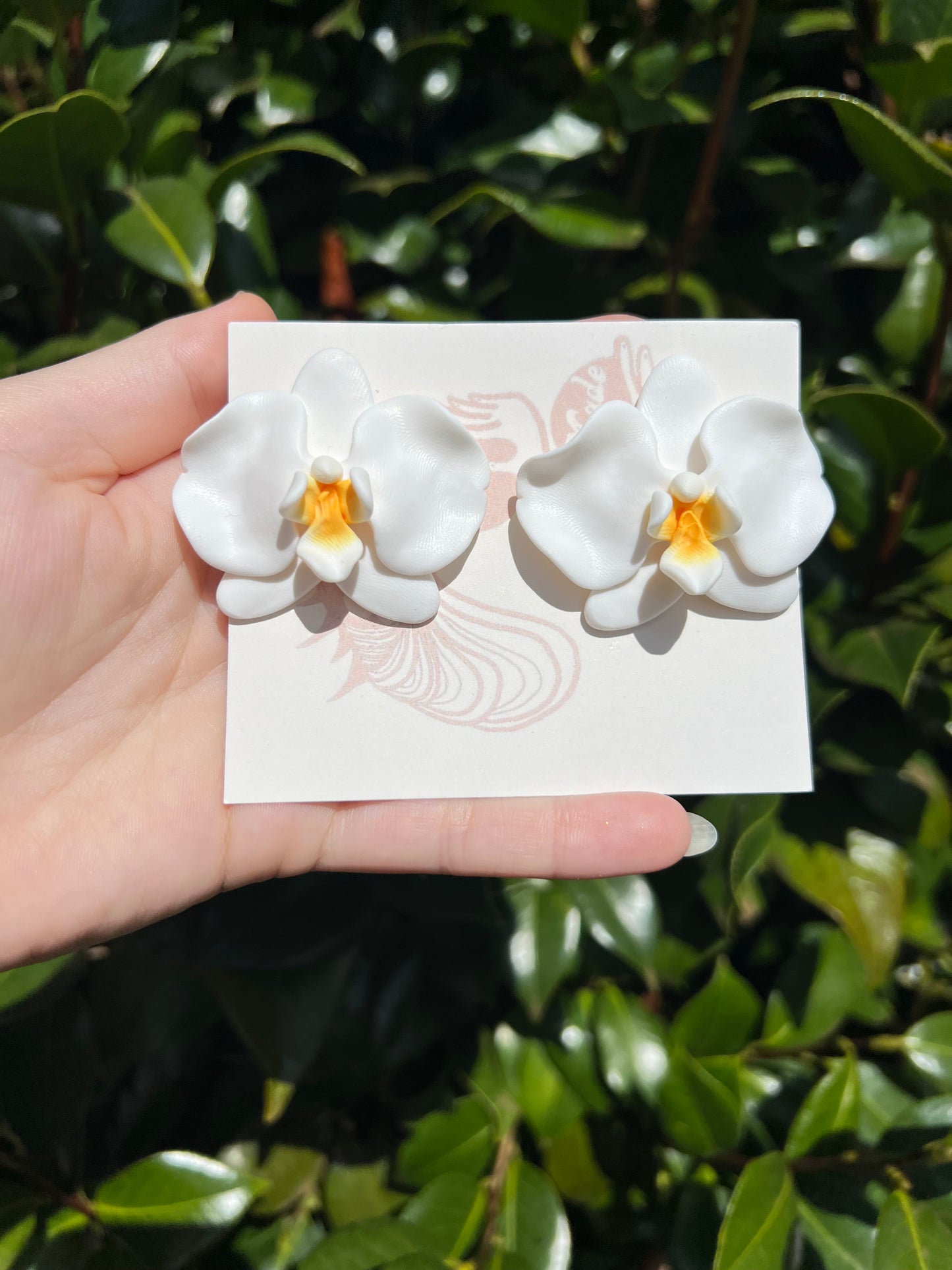 White Orchid Stud