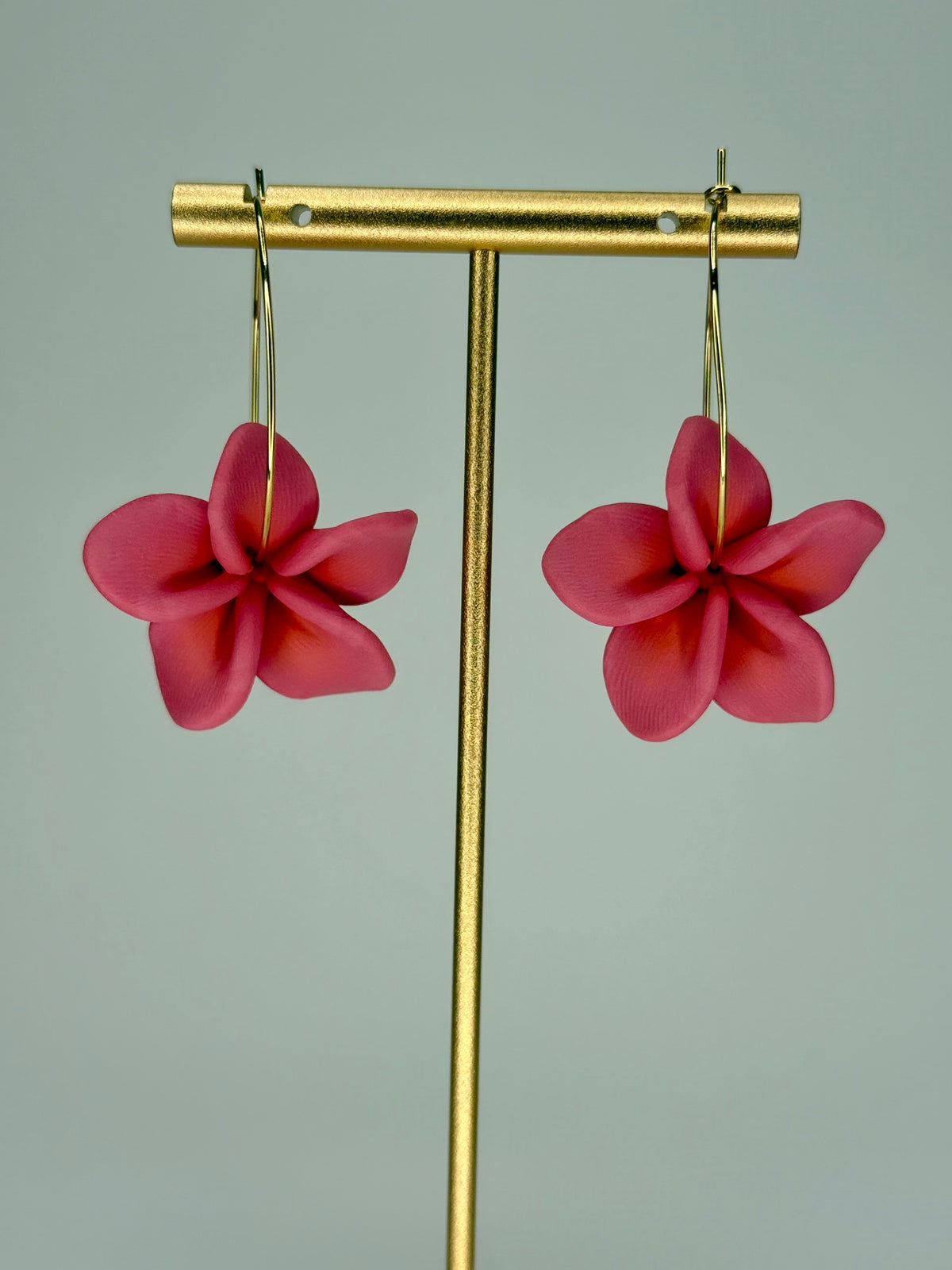 Plumeria Hoops