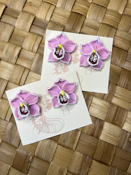 Pink Cymbidium Orchid Stud