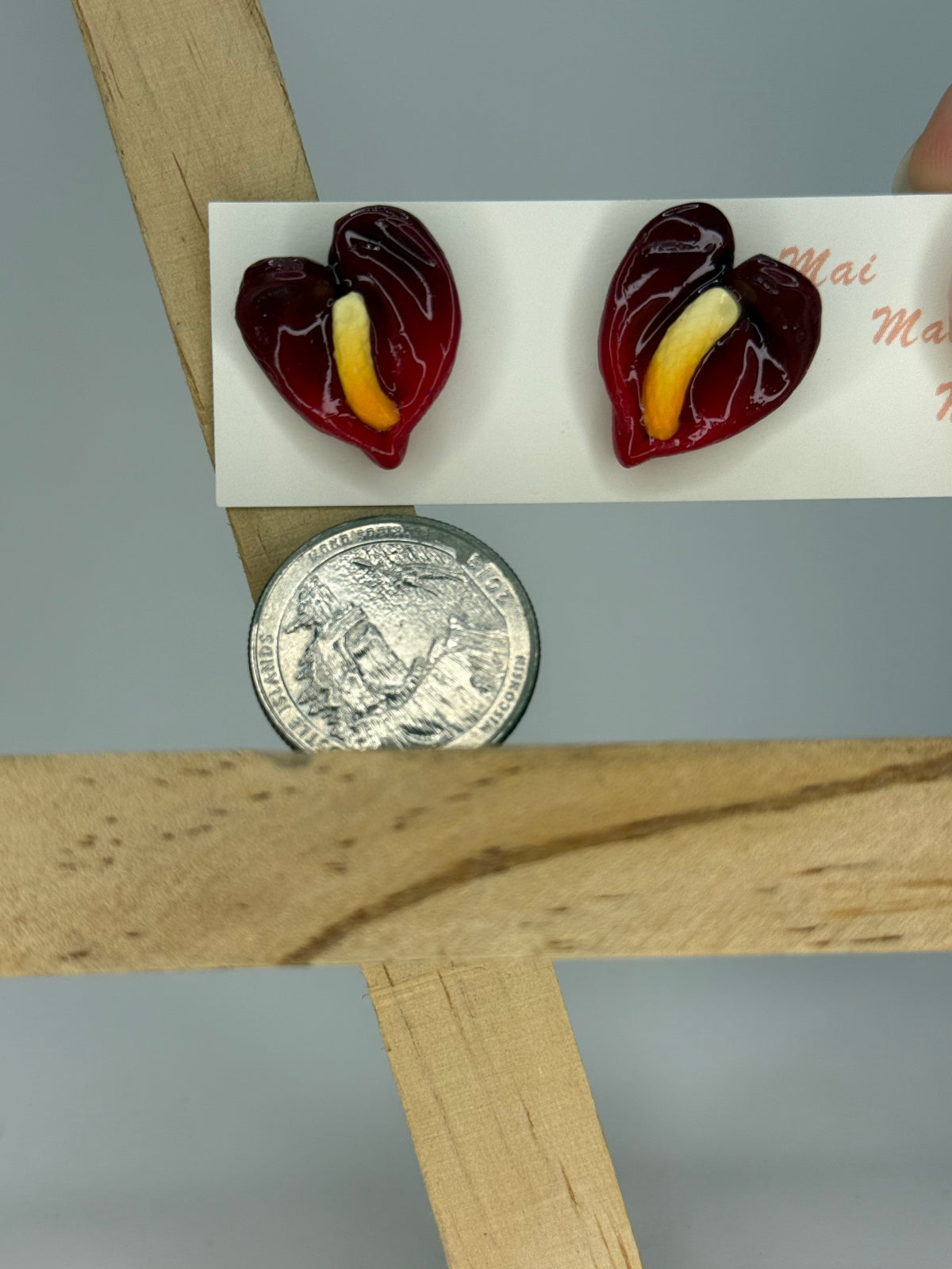 Anthurium Studs Manini