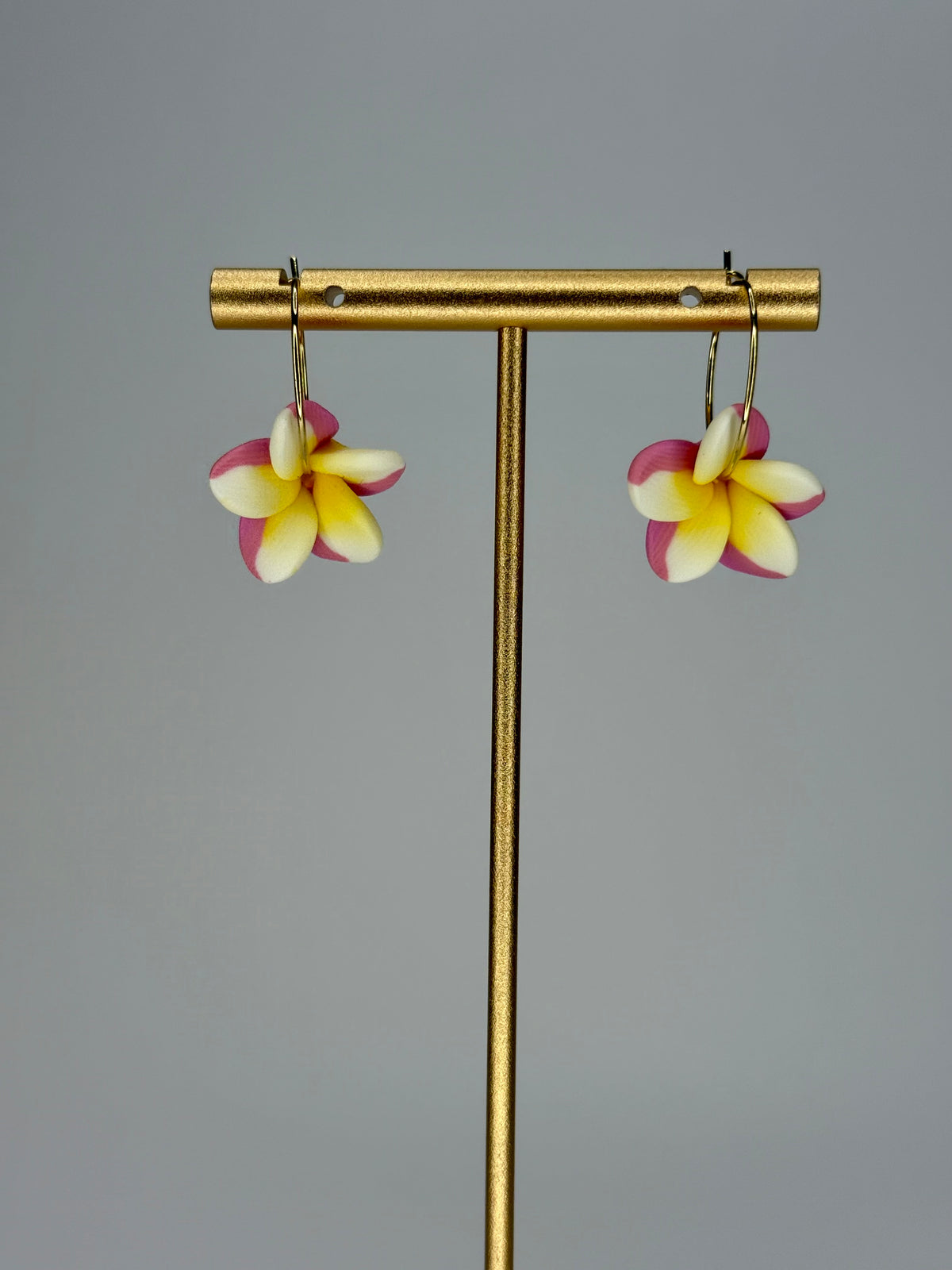Plumeria Hoops