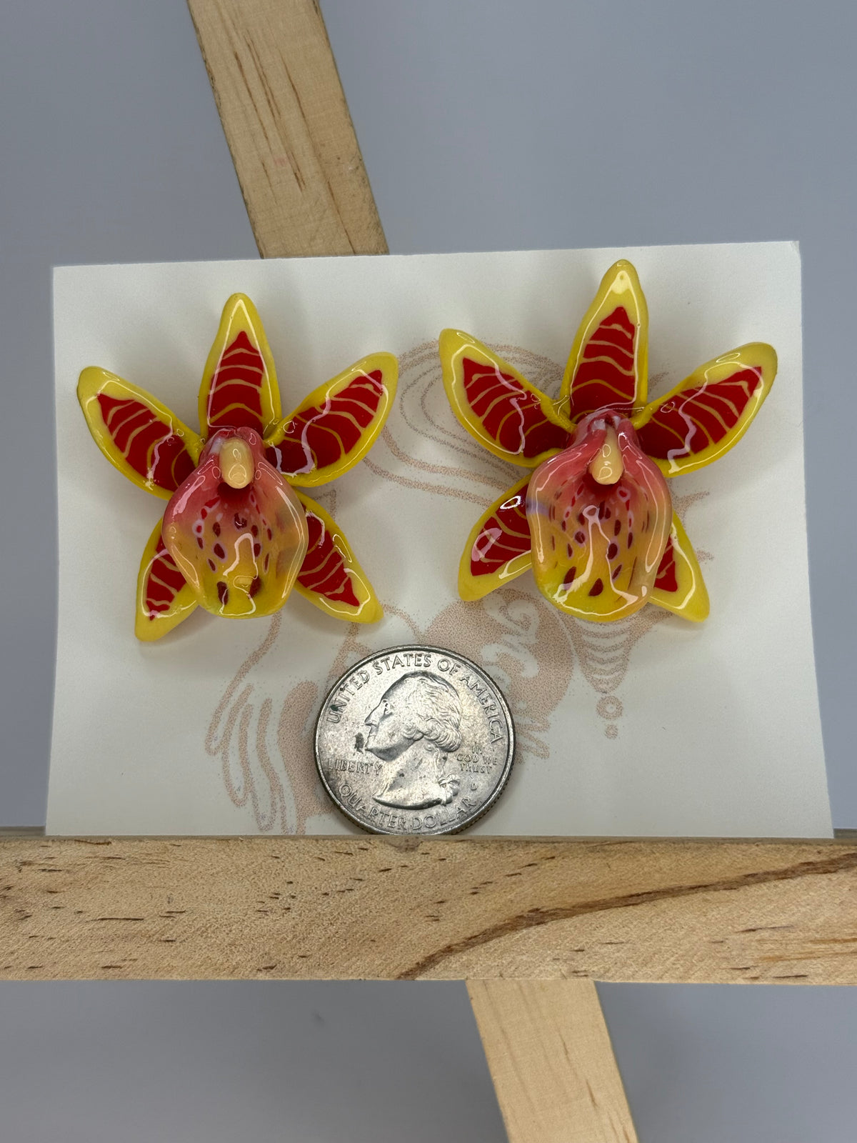 Orchid Studs