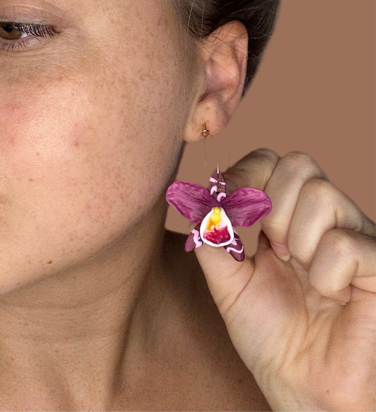 New Orchid Hoops