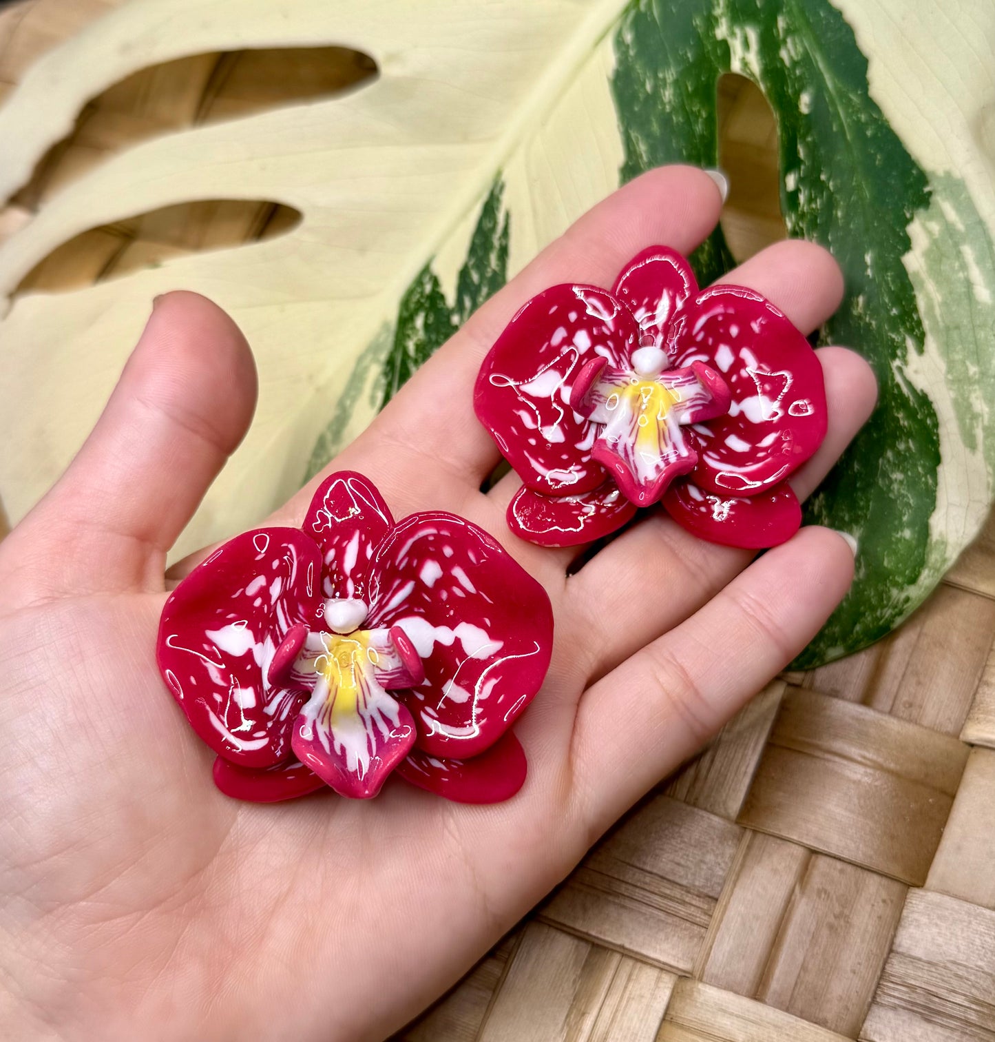 Orchid Studs
