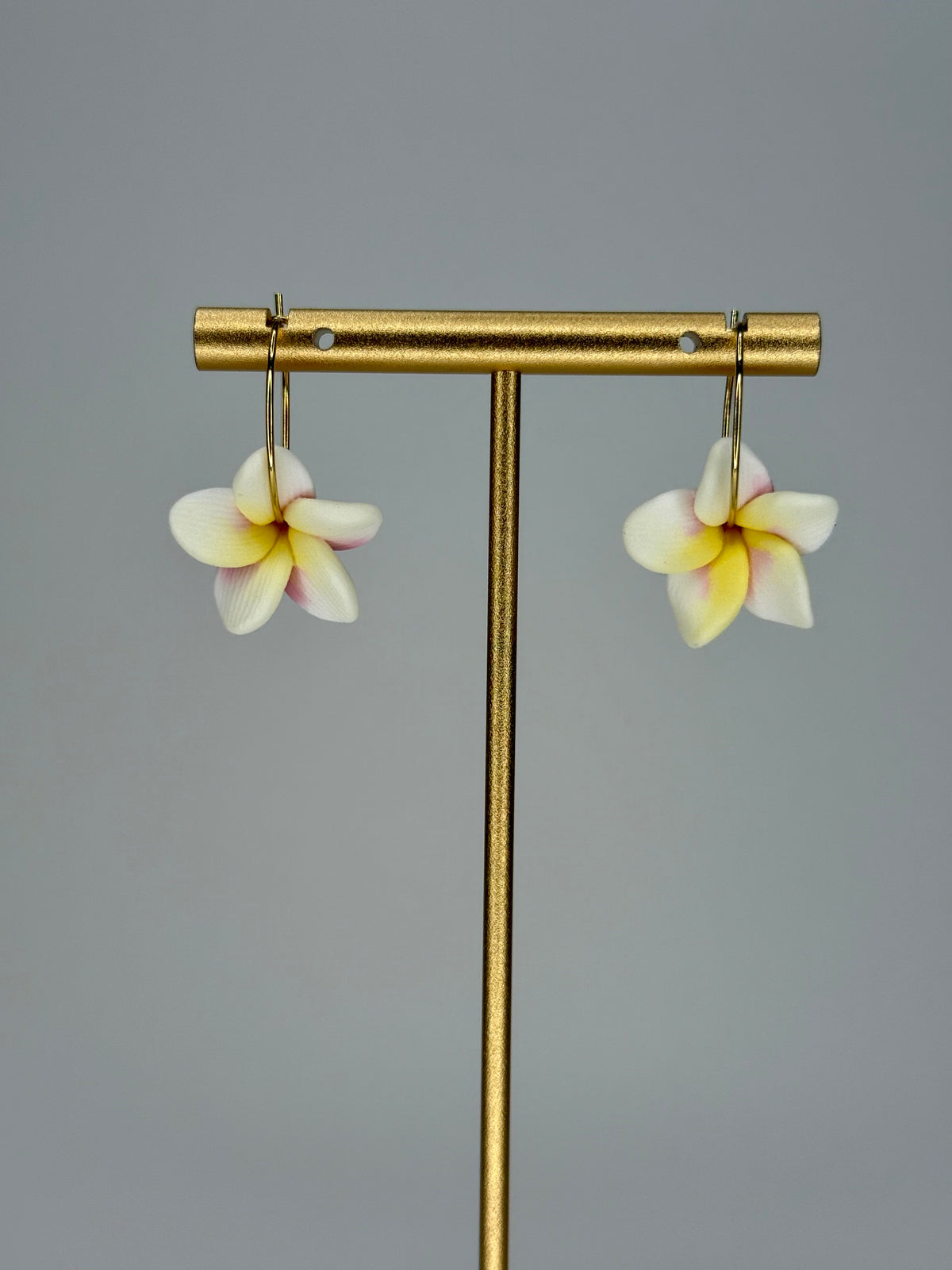 Plumeria Hoops