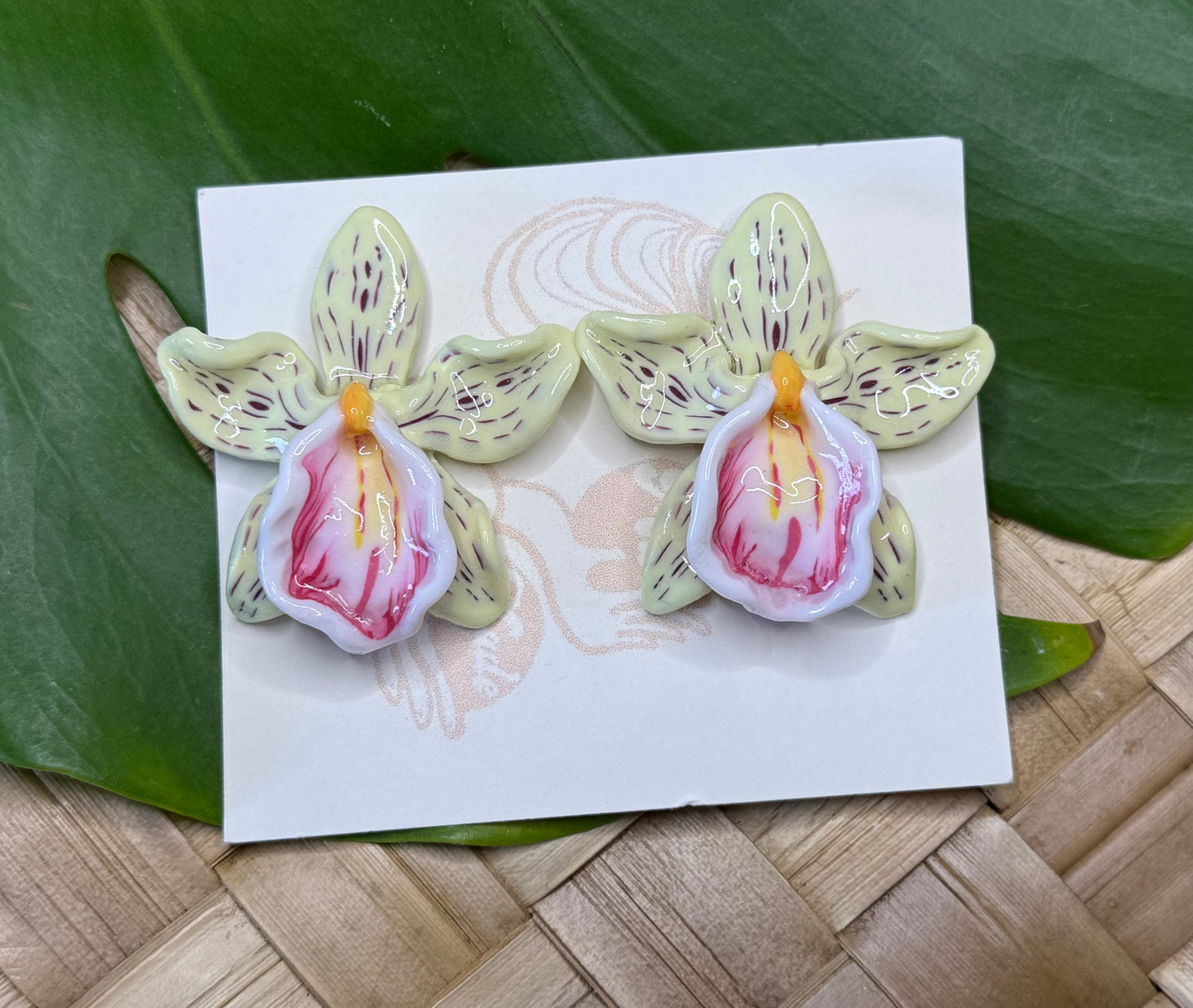 Orchid Studs