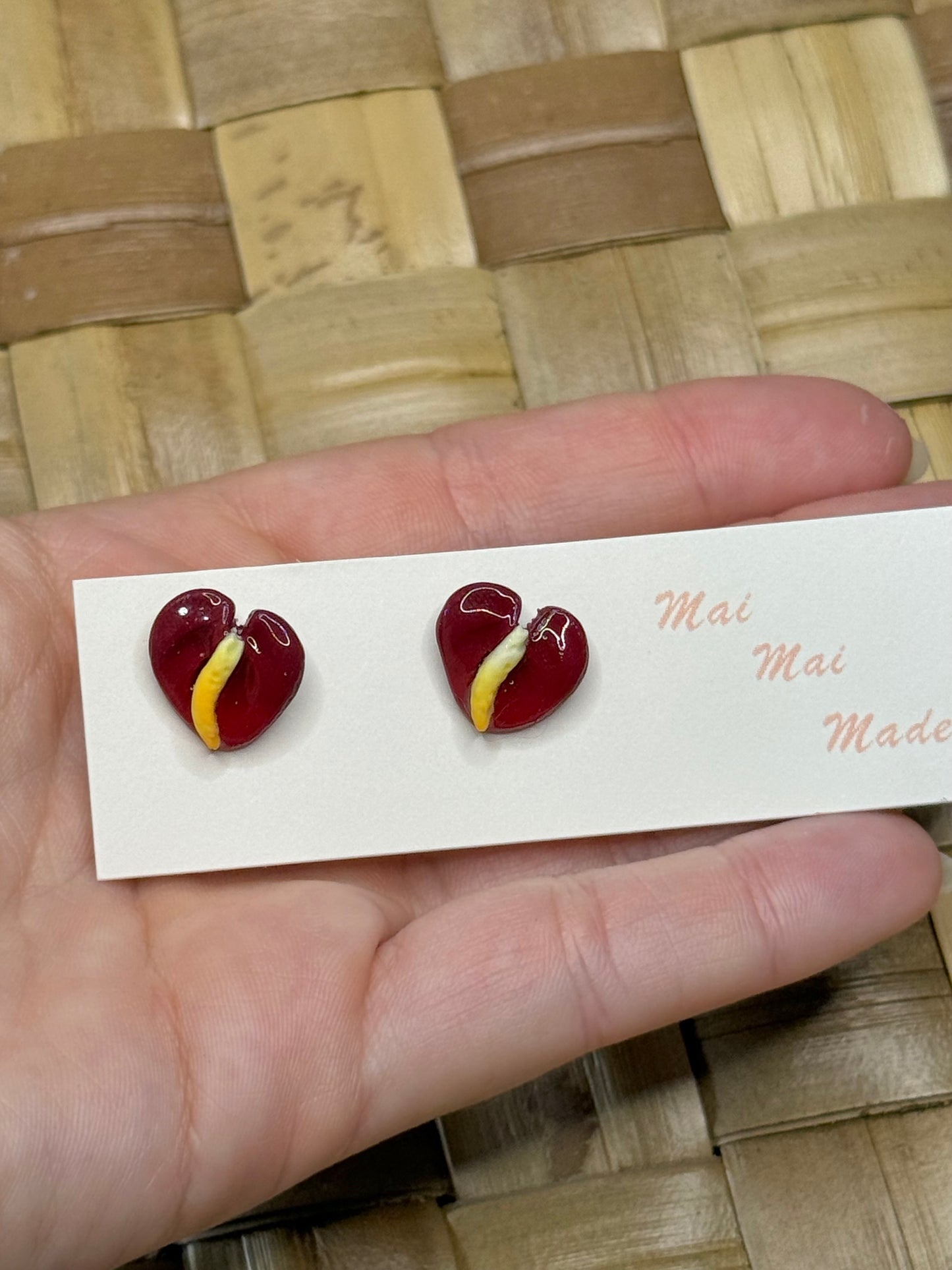 New Mini Anthurium Studs