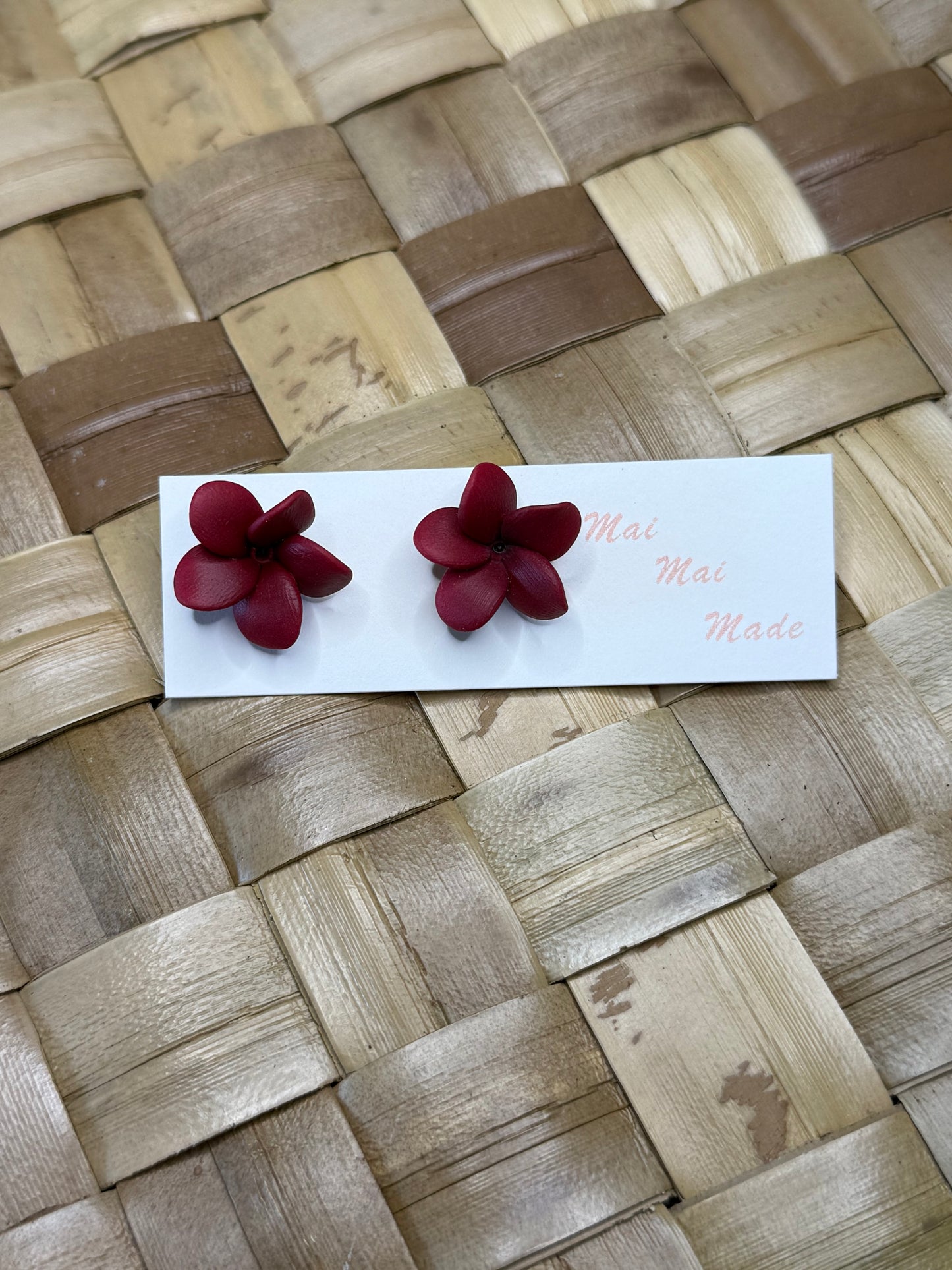 Mini Plumeria Studs