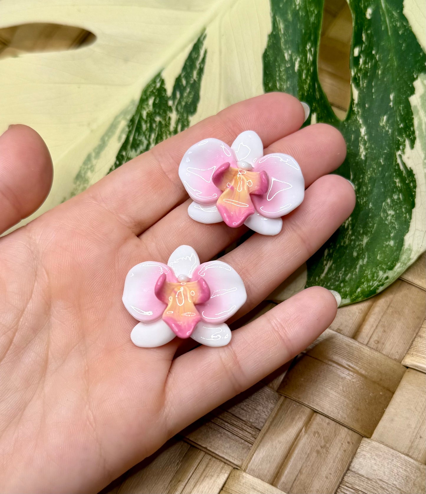 Orchid Studs