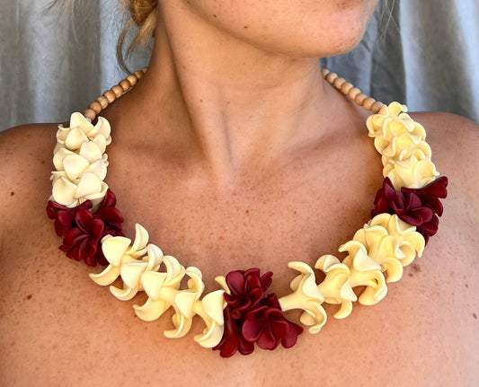 Pua Keni Keni & Plumeria Lei Necklace