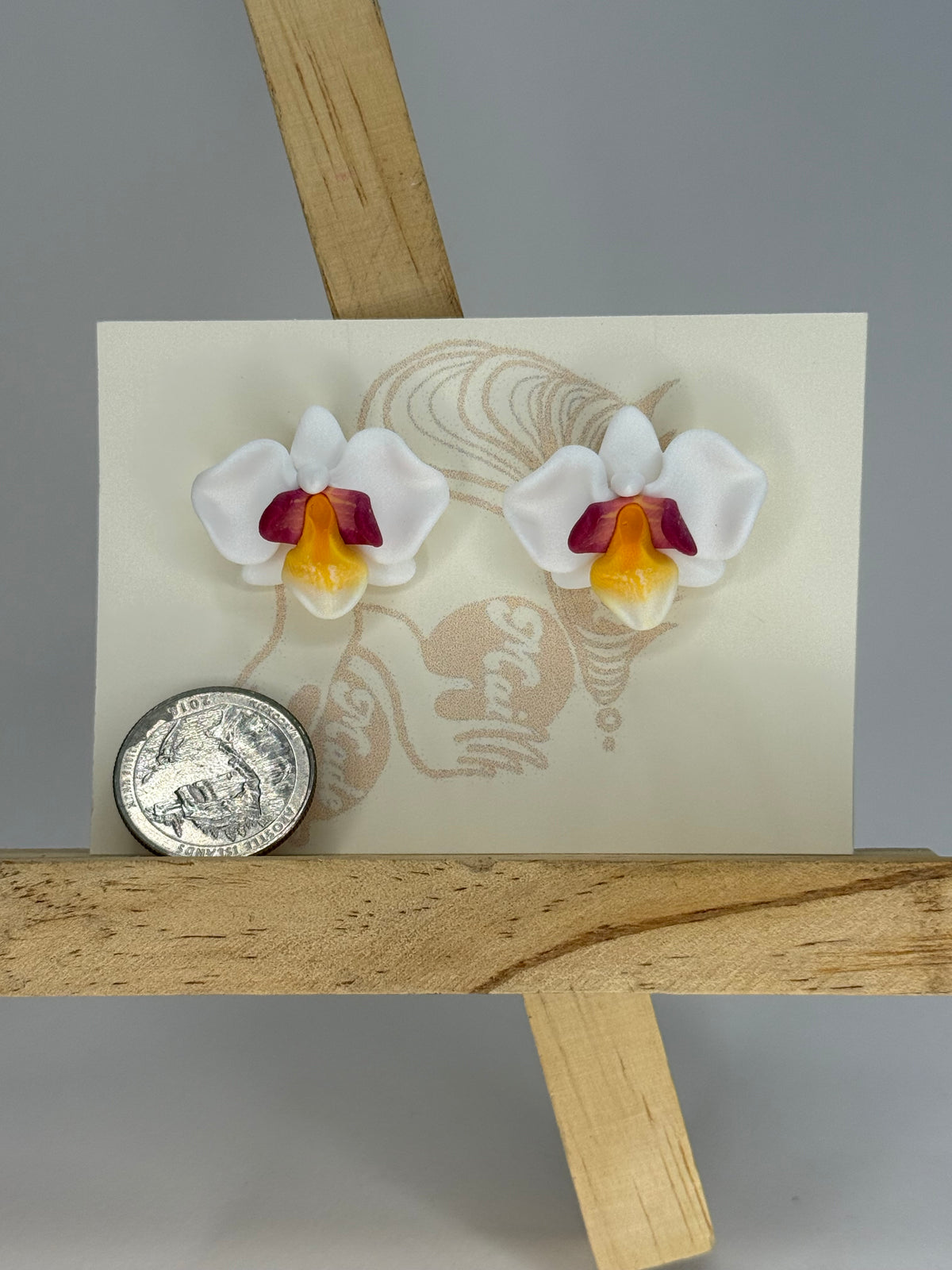 Orchid Studs